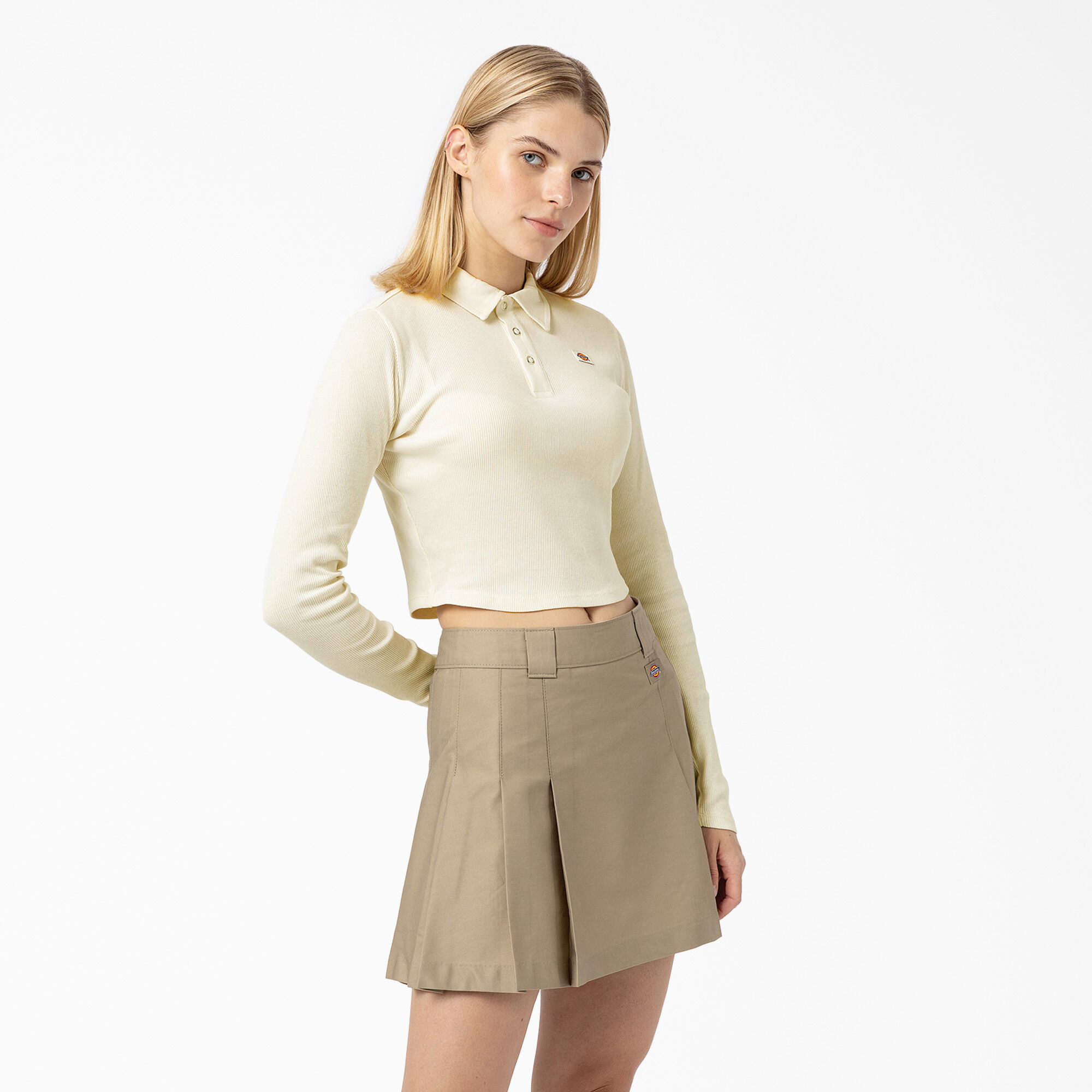 Women's Tallasee Long Sleeve Cropped Polo