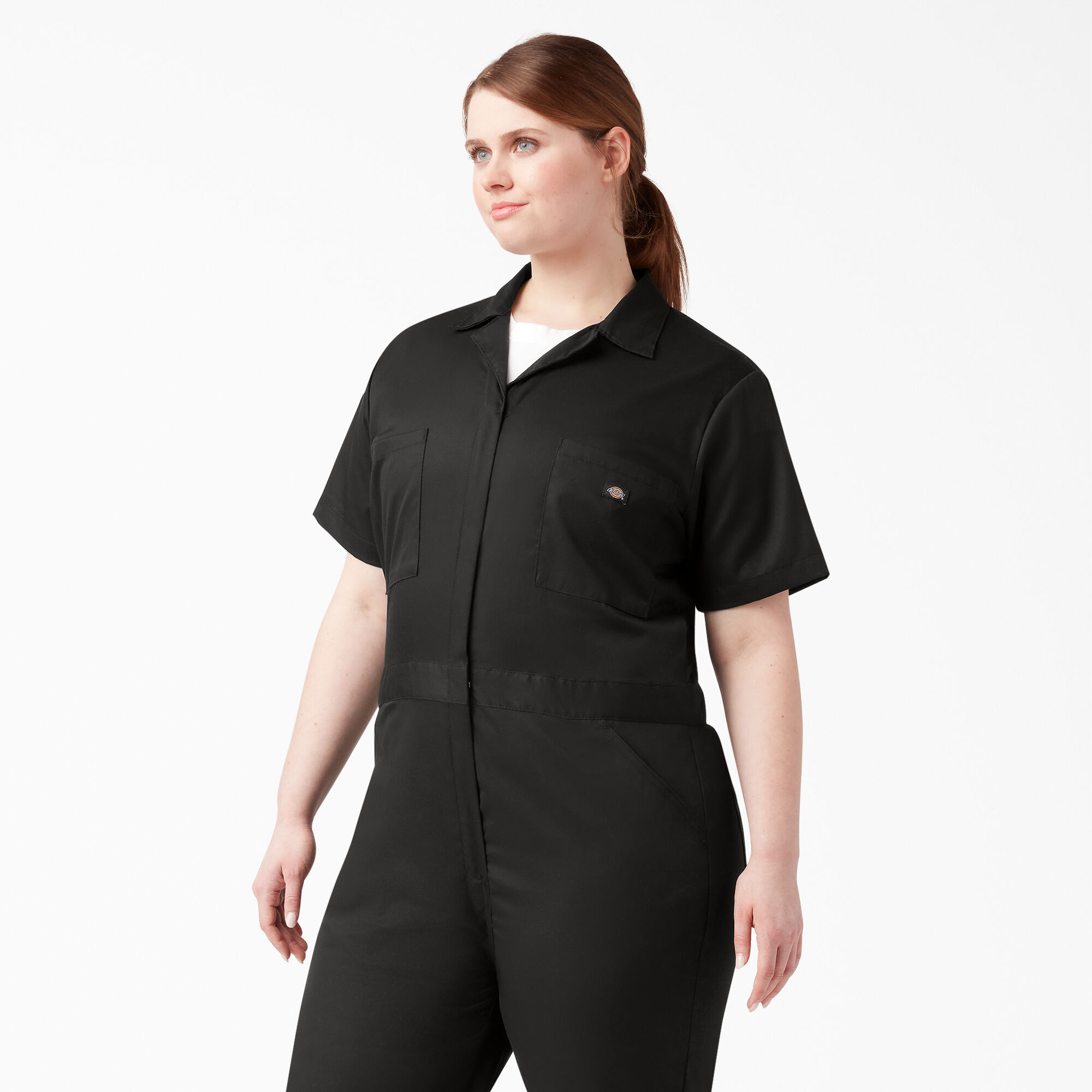 Women's Plus FLEX Cooling Temp-iQ? Short Sleeve Coveralls