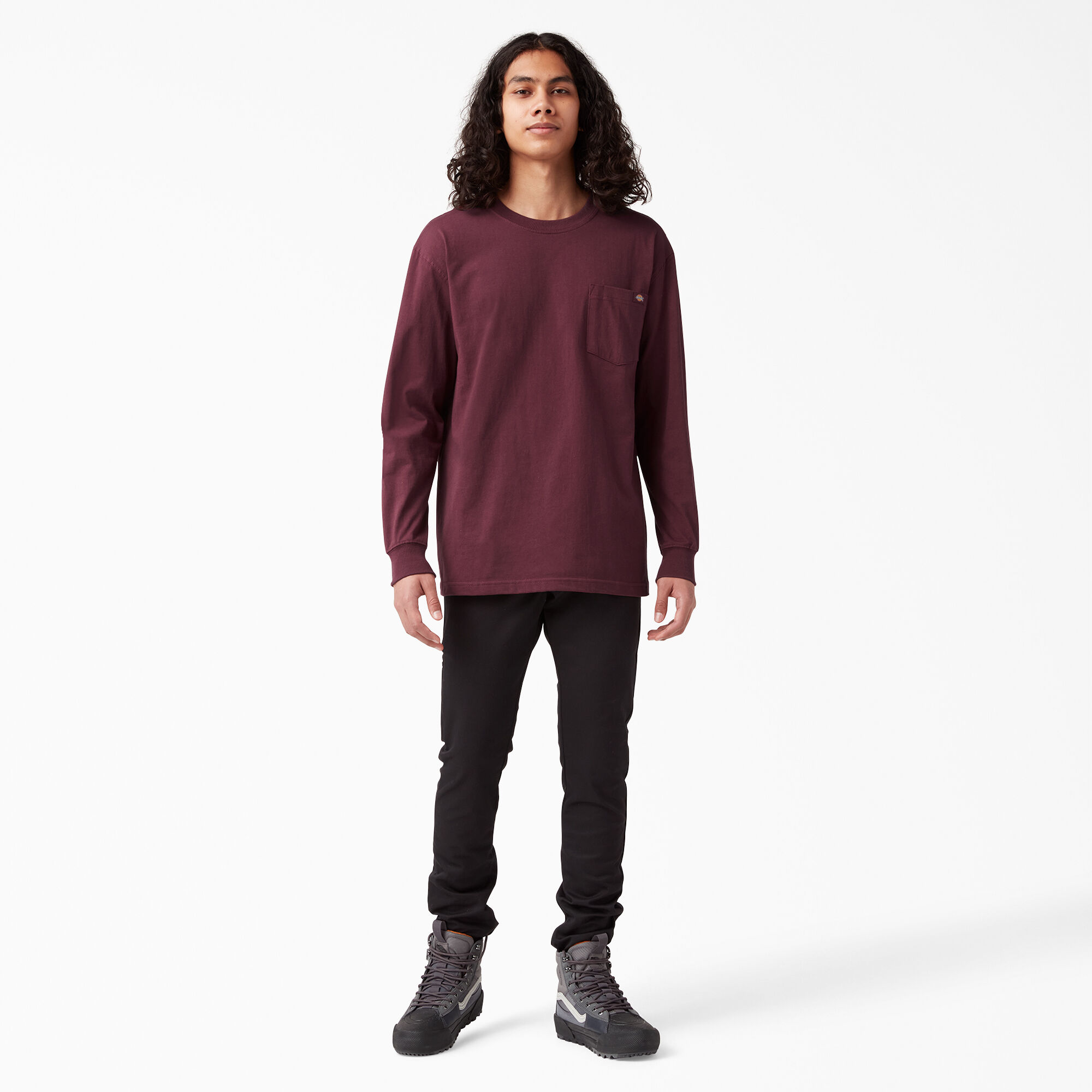 Heavyweight Long Sleeve Pocket T-Shirt