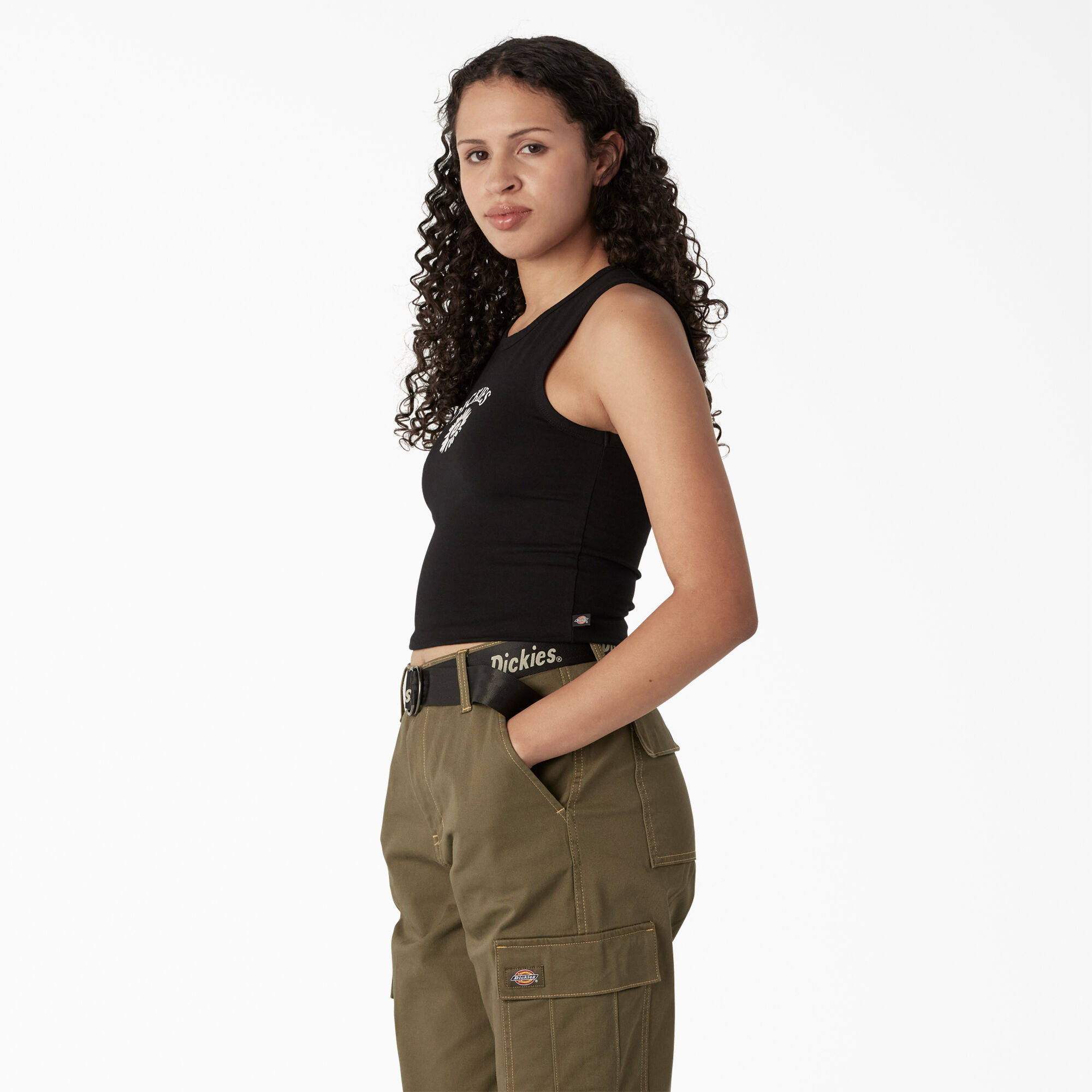 Women's Graphic Cropped Tank Top