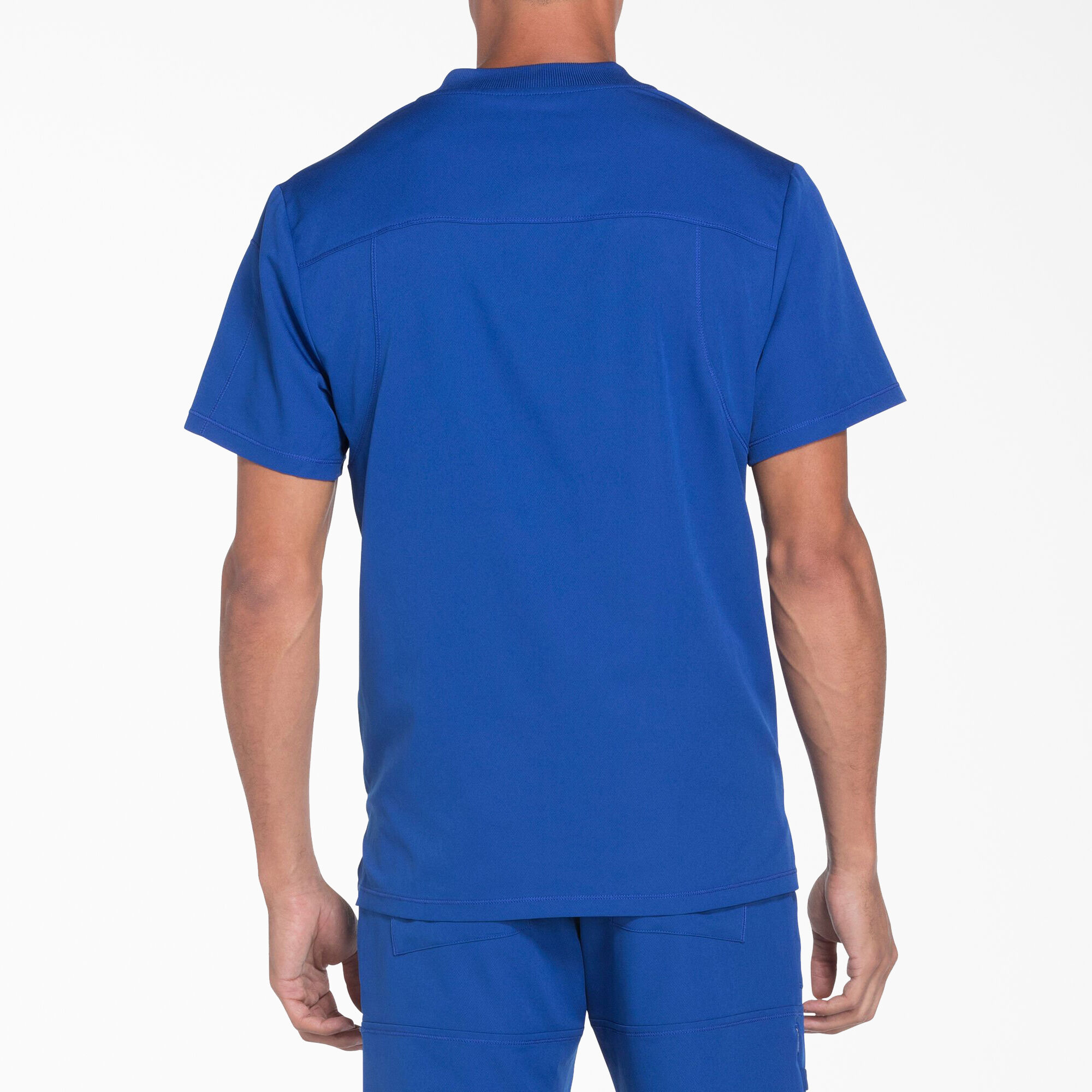 Men's Dynamix V-Neck Scrub Top with Zip Pocket