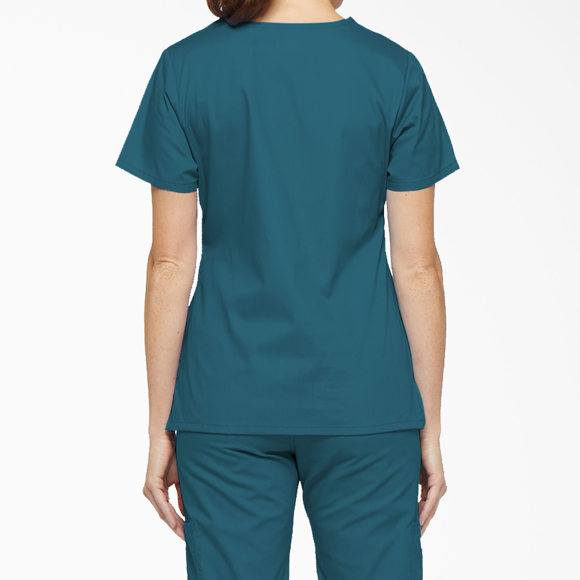Women's EDS Signature Mock Wrap Scrub Top