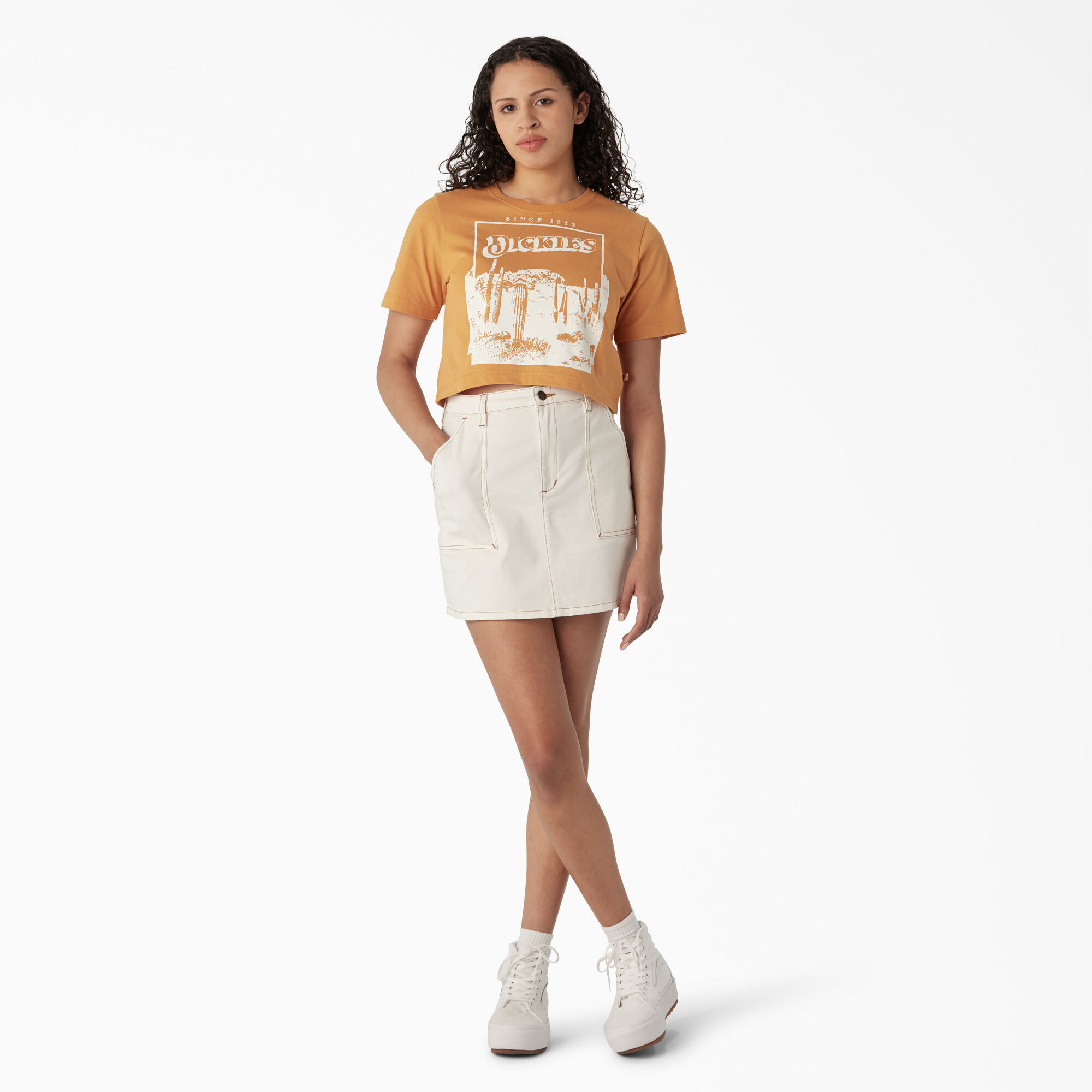 Women's Desert Graphic Cropped T-Shirt