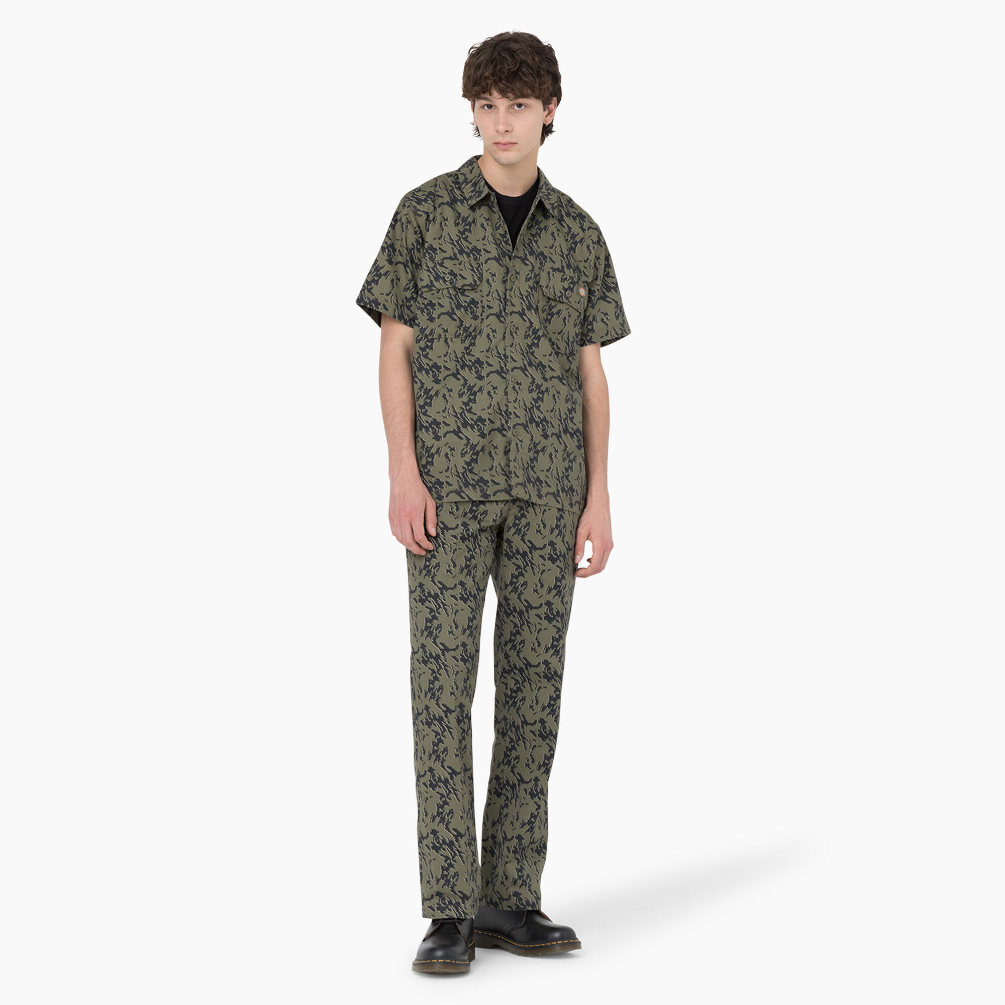 Drewsey Camo Short Sleeve Work Shirt