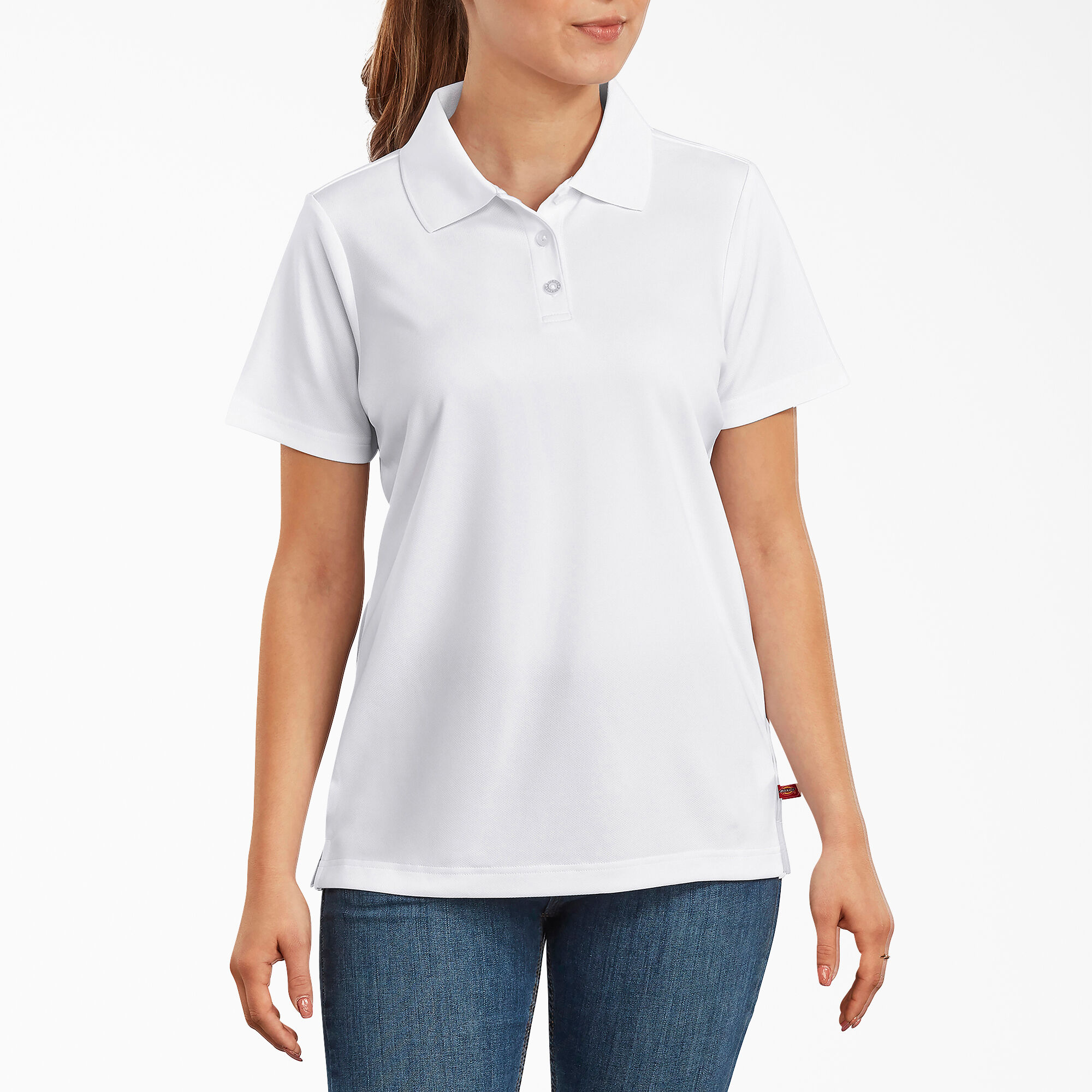 Women's Performance Polo Shirt, White