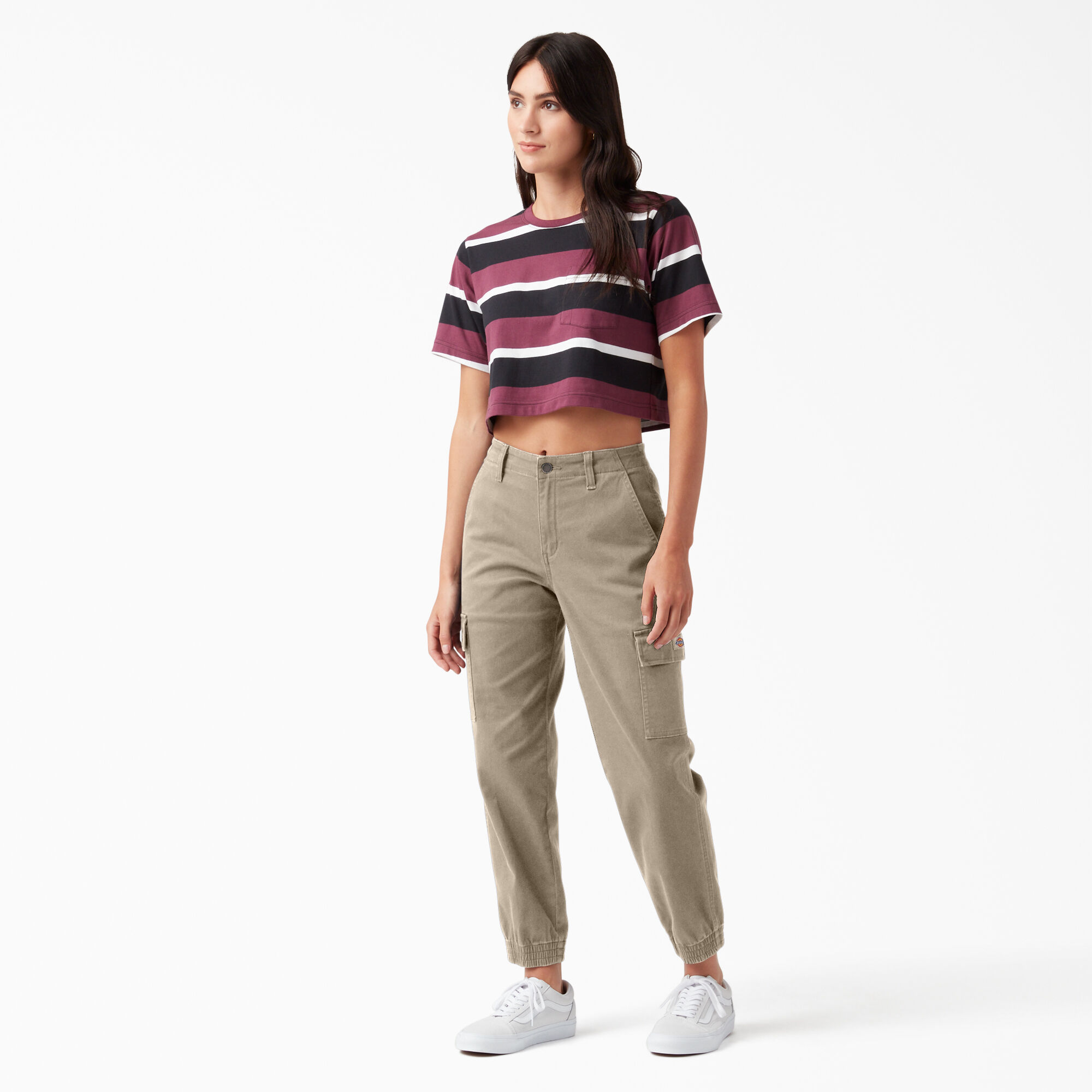 Women's High Rise Fit Cargo Jogger Pants