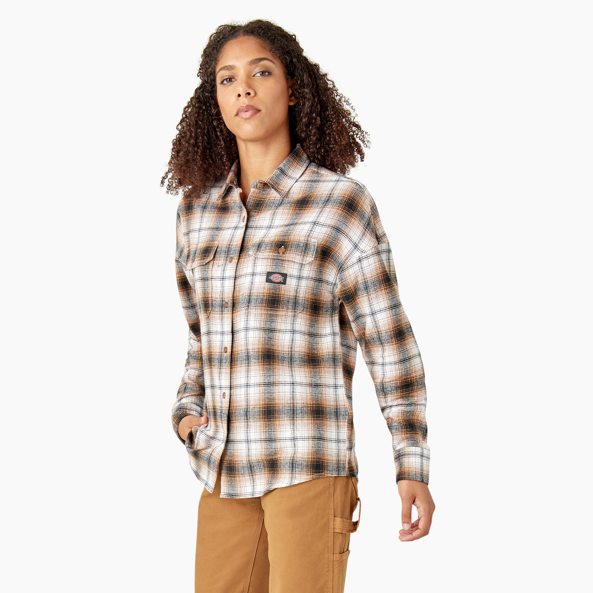 Women's Long Sleeve Flannel Shirt
