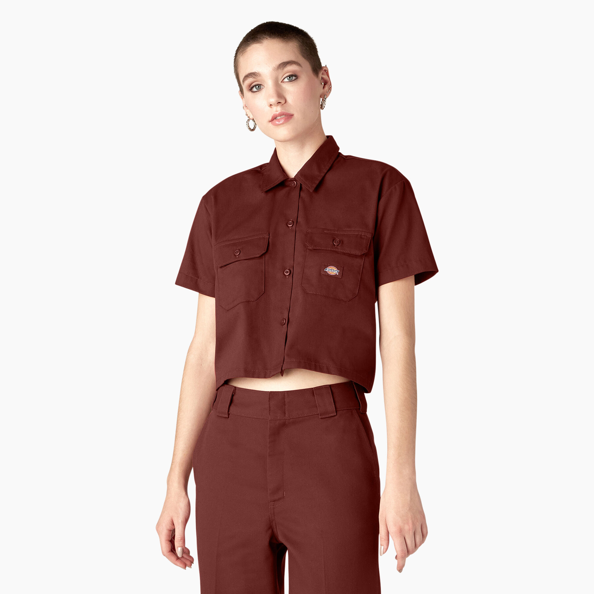 Women's Cropped Work Shirt