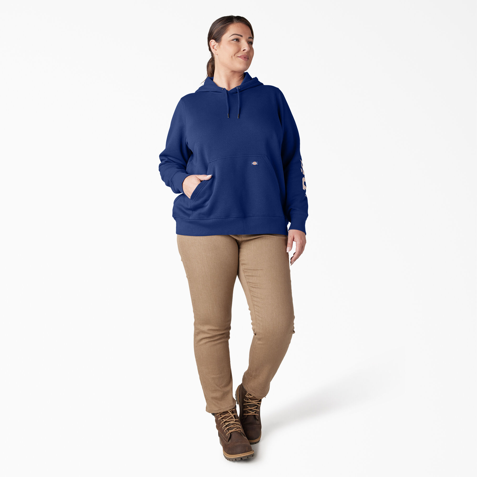 Women's Plus Heavyweight Logo Sleeve Pullover