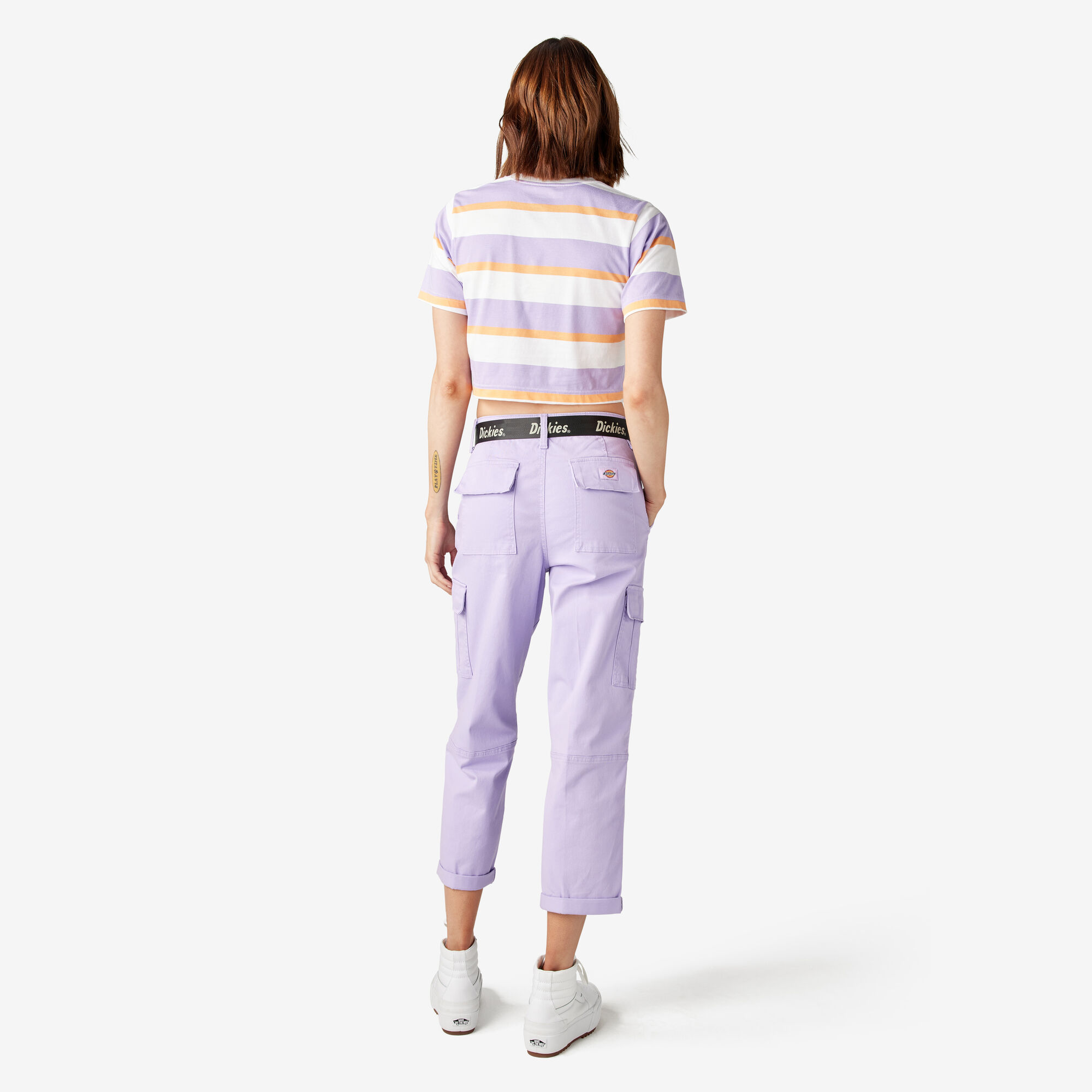 Women's Relaxed Fit Cropped Cargo Pants