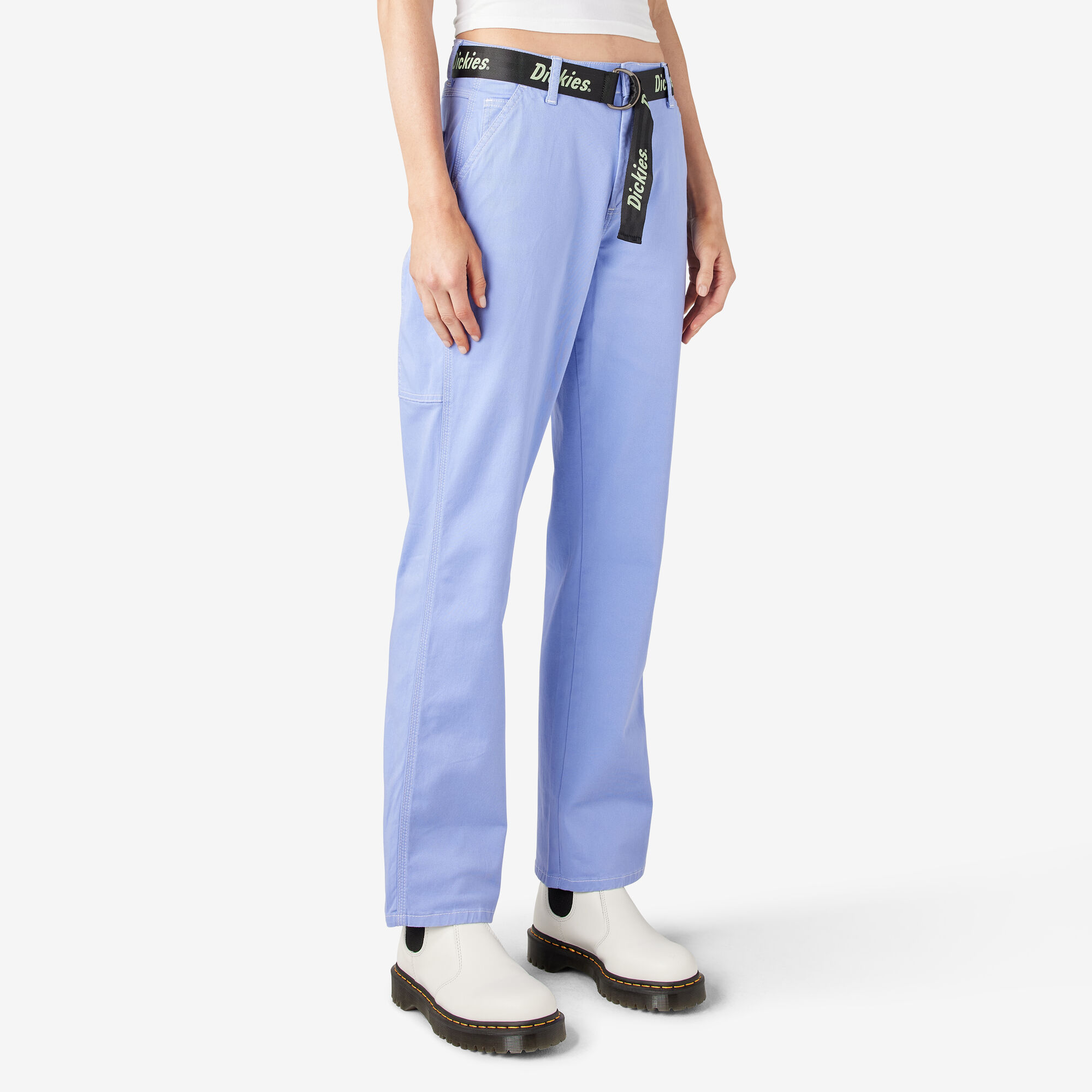 Women's Relaxed Fit Carpenter Pants, Jacaranda