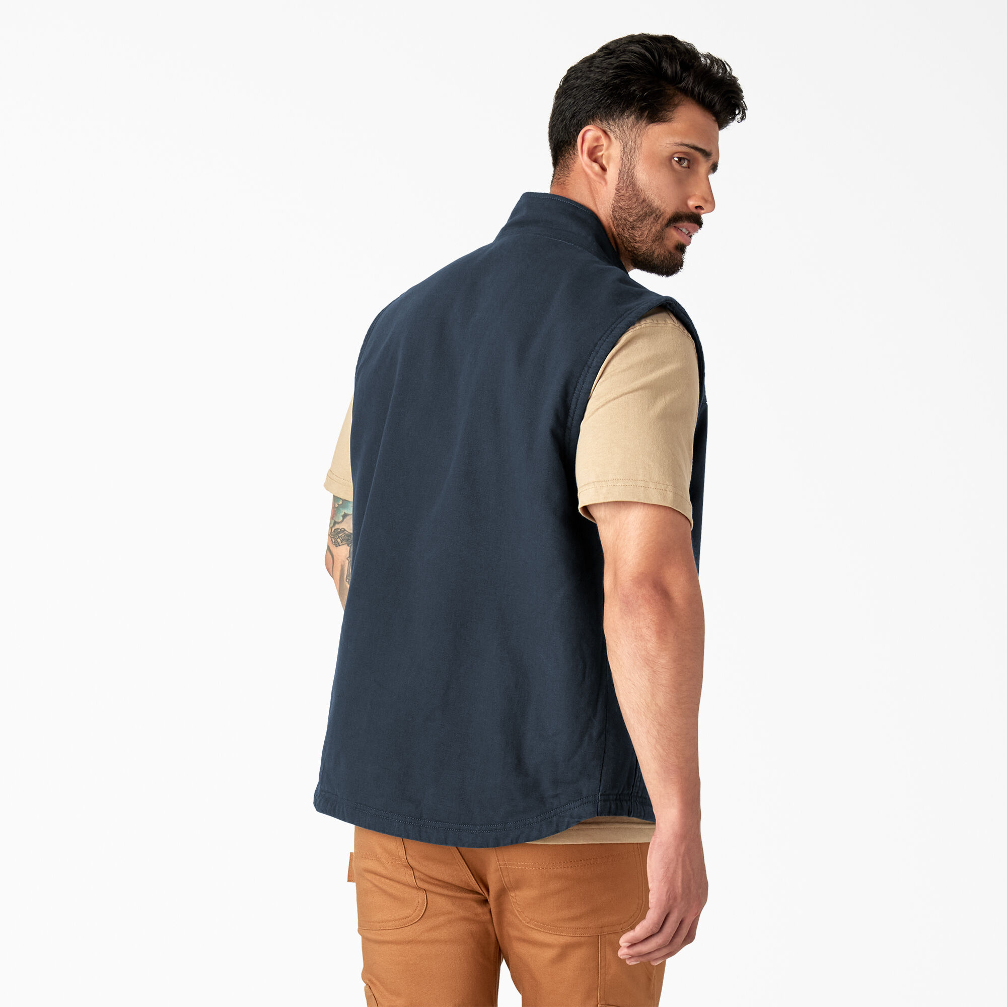 Duck Canvas High Pile Fleece Lined Vest