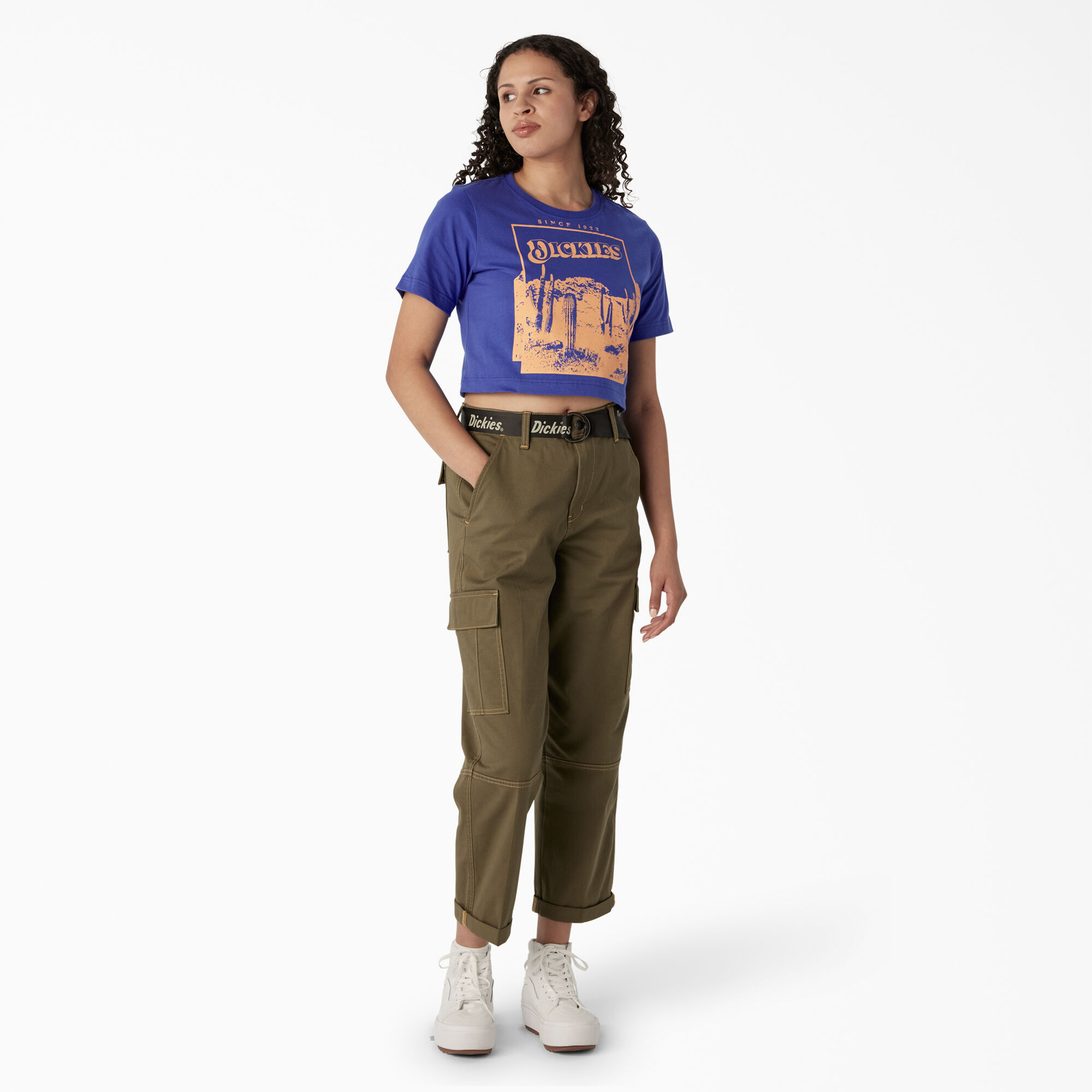 Women's Desert Graphic Cropped T-Shirt