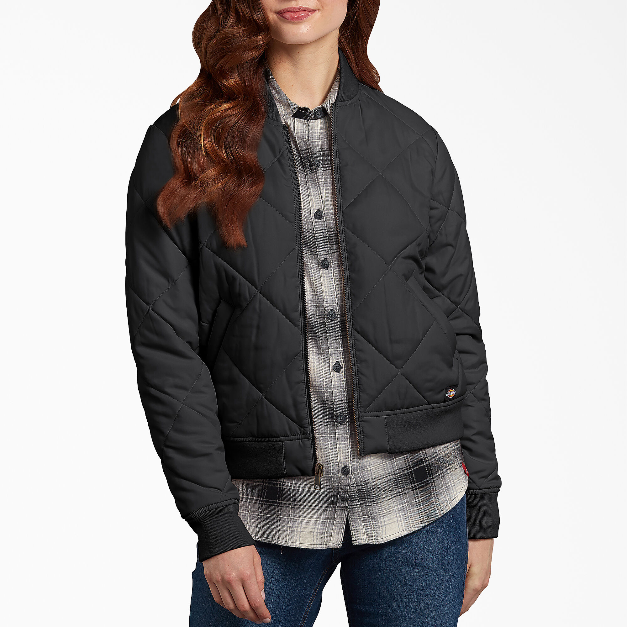 Women's Quilted Bomber Jacket