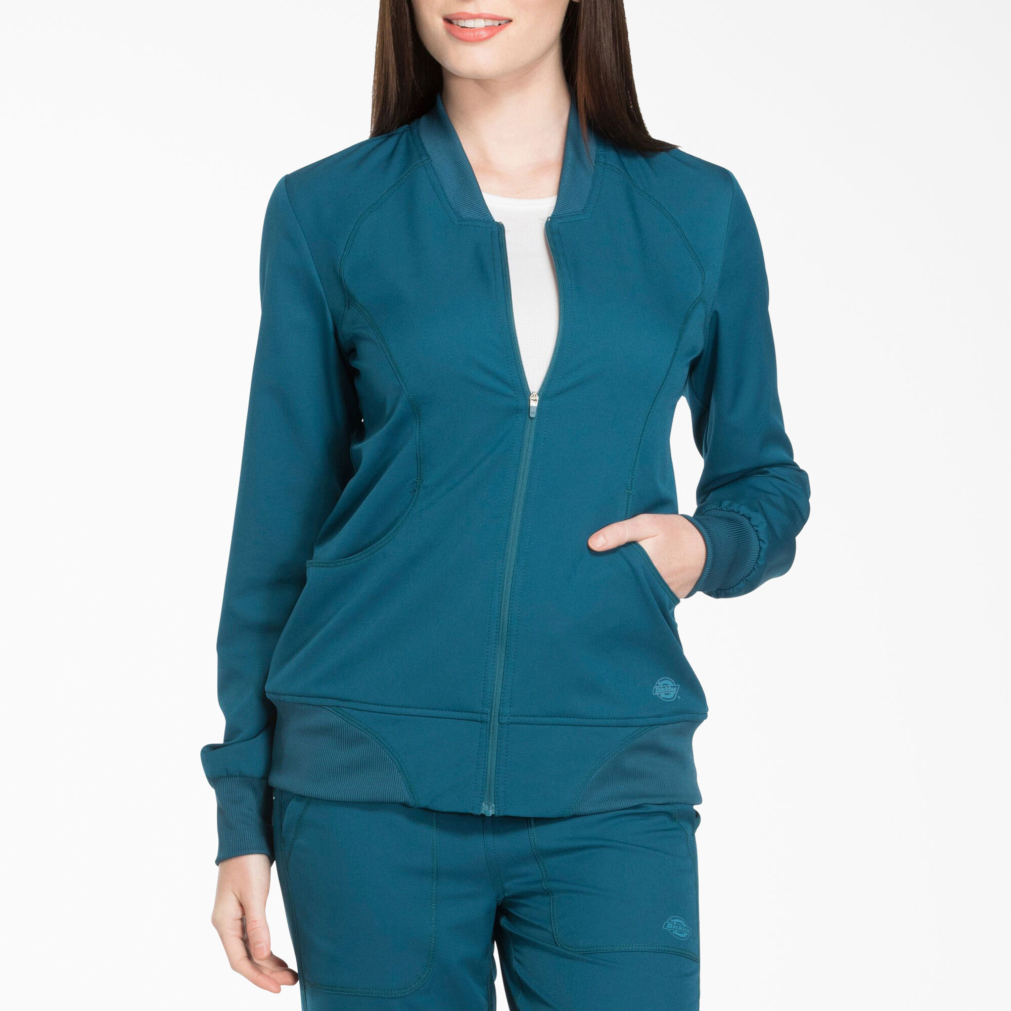 Women's Dynamix Zip Front Scrub Jacket