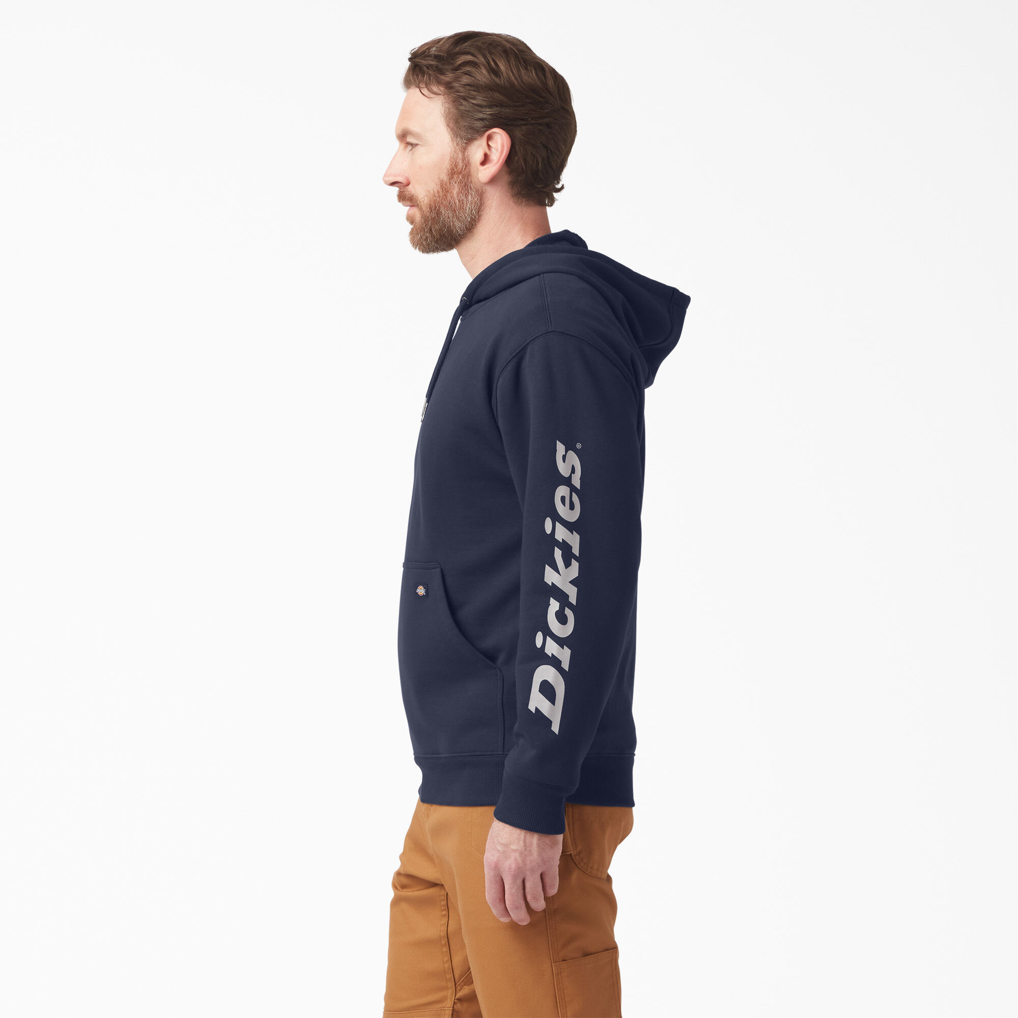 Water Repellent Logo Sleeve Hoodie