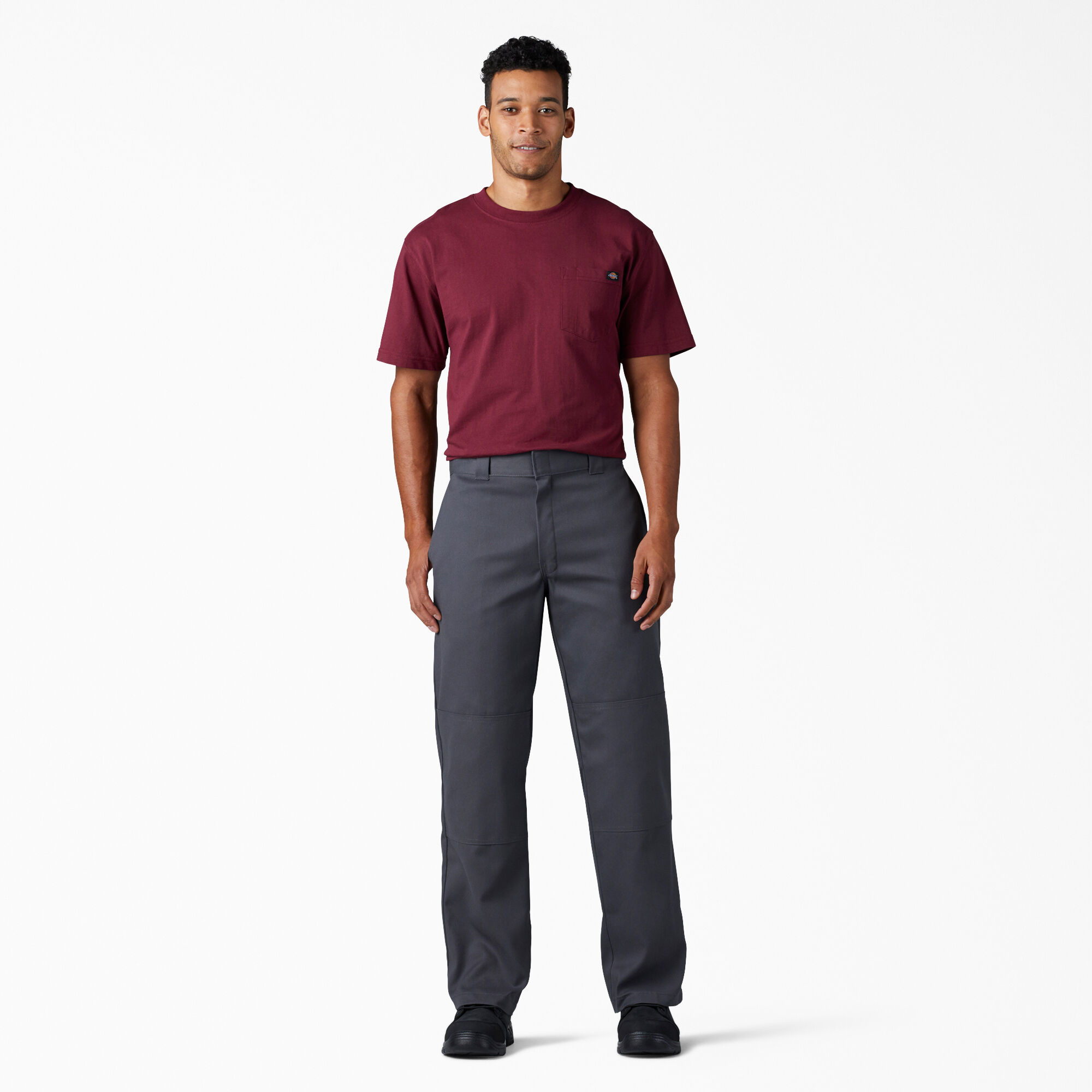 Loose Fit Double Knee Work Pants