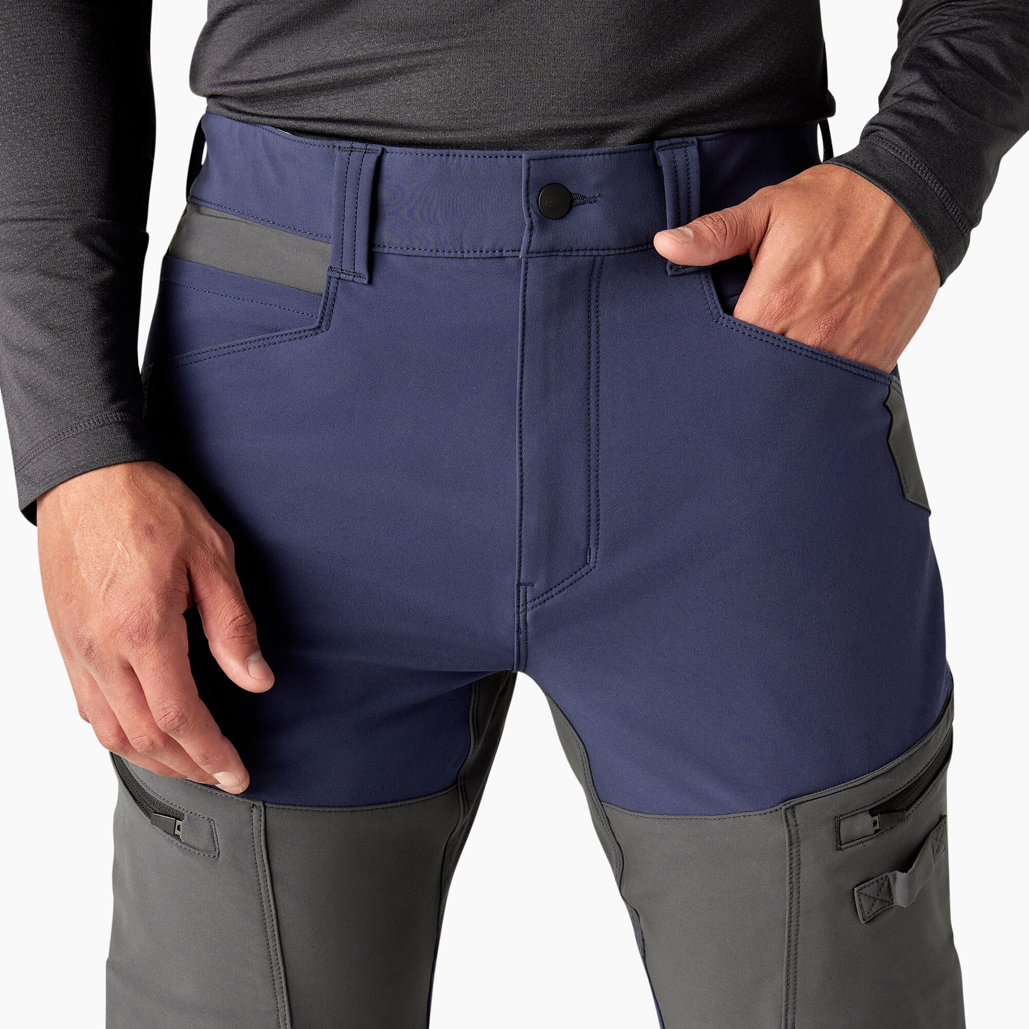 FLEX Slim Fit Double Knee Tapered Pants