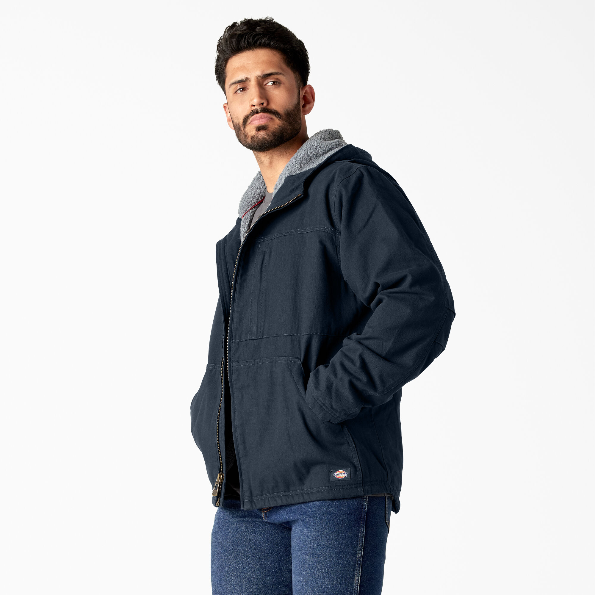 Duck Canvas High Pile Fleece Lined Jacket