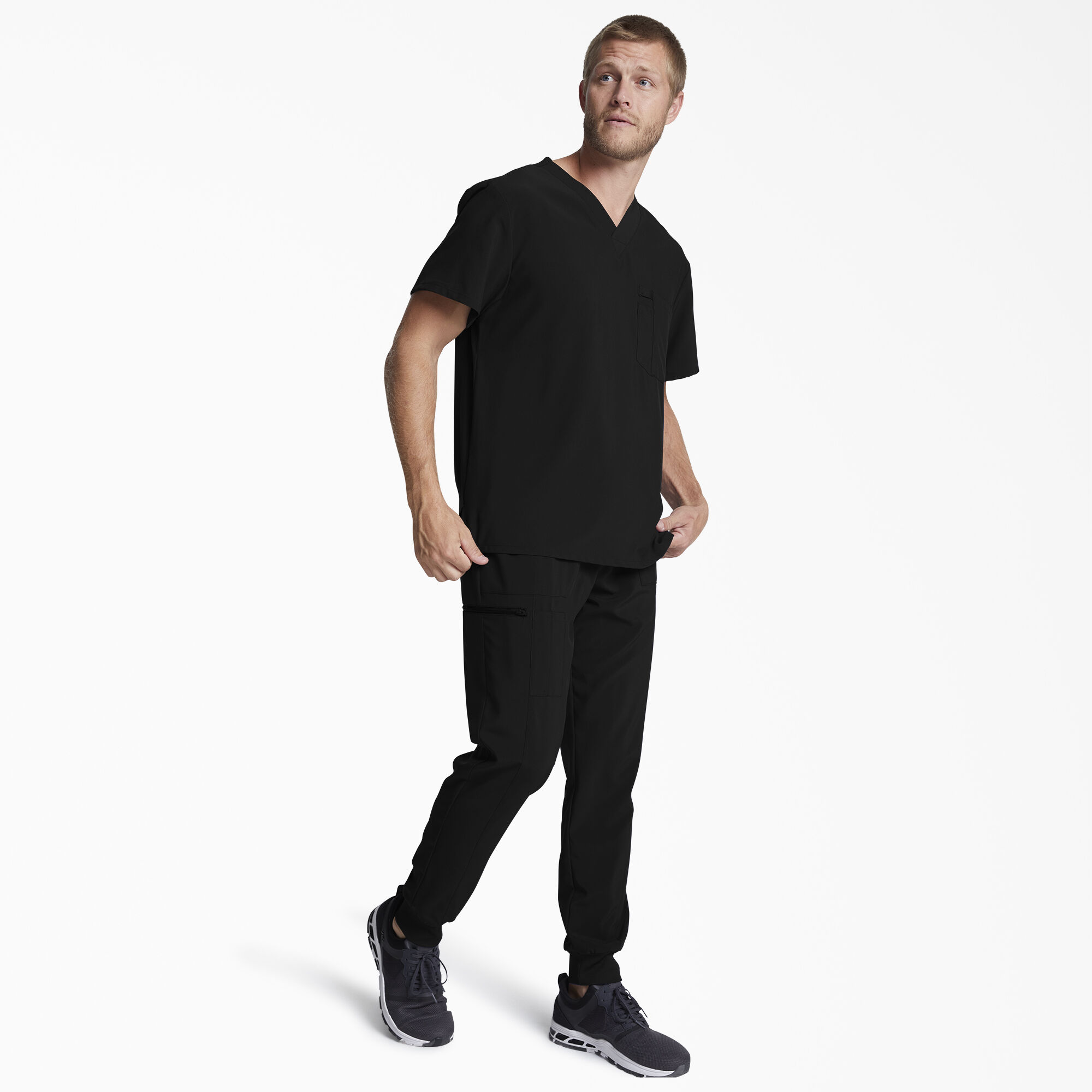 Men's EDS Essentials V-Neck Scrub Top