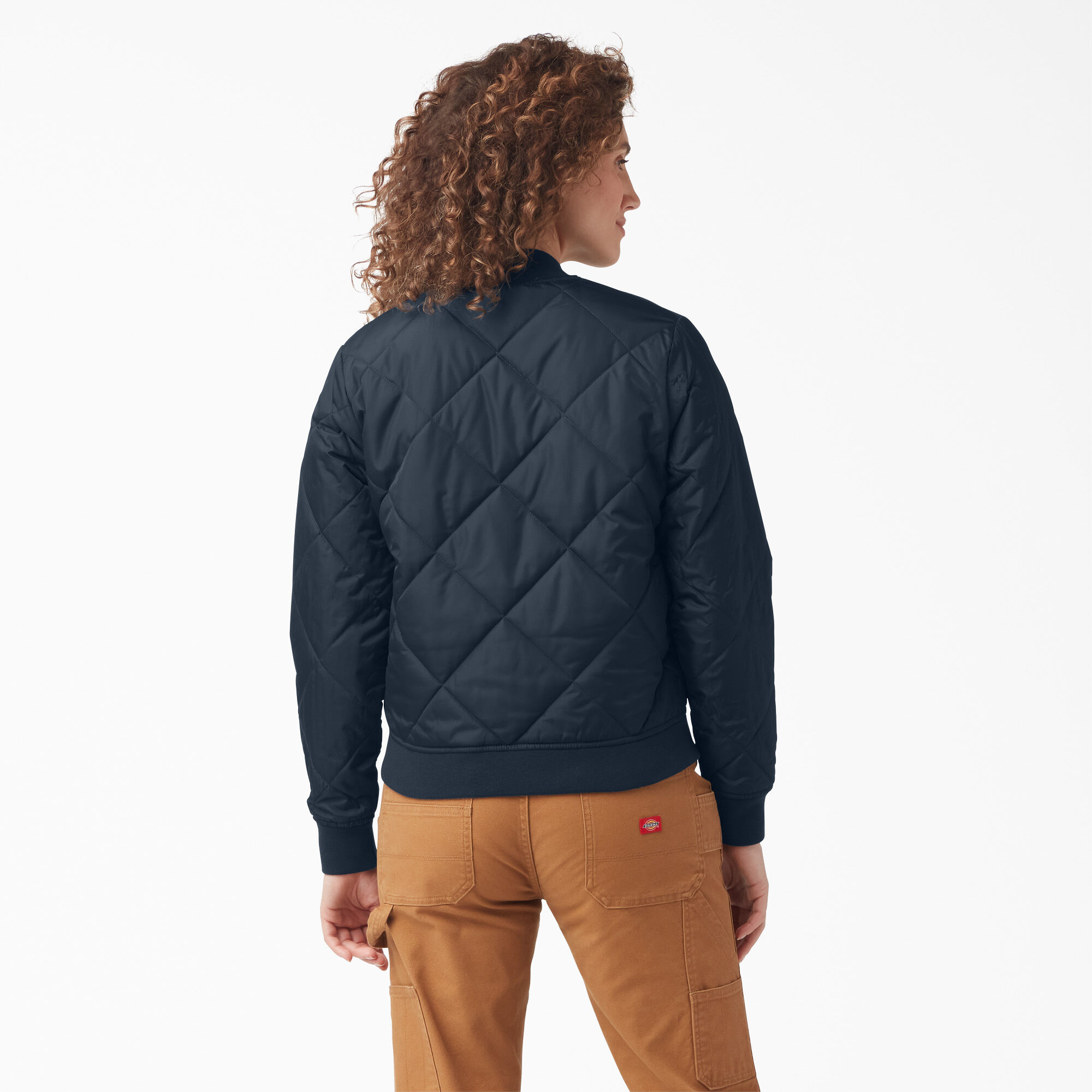 Women's Quilted Bomber Jacket
