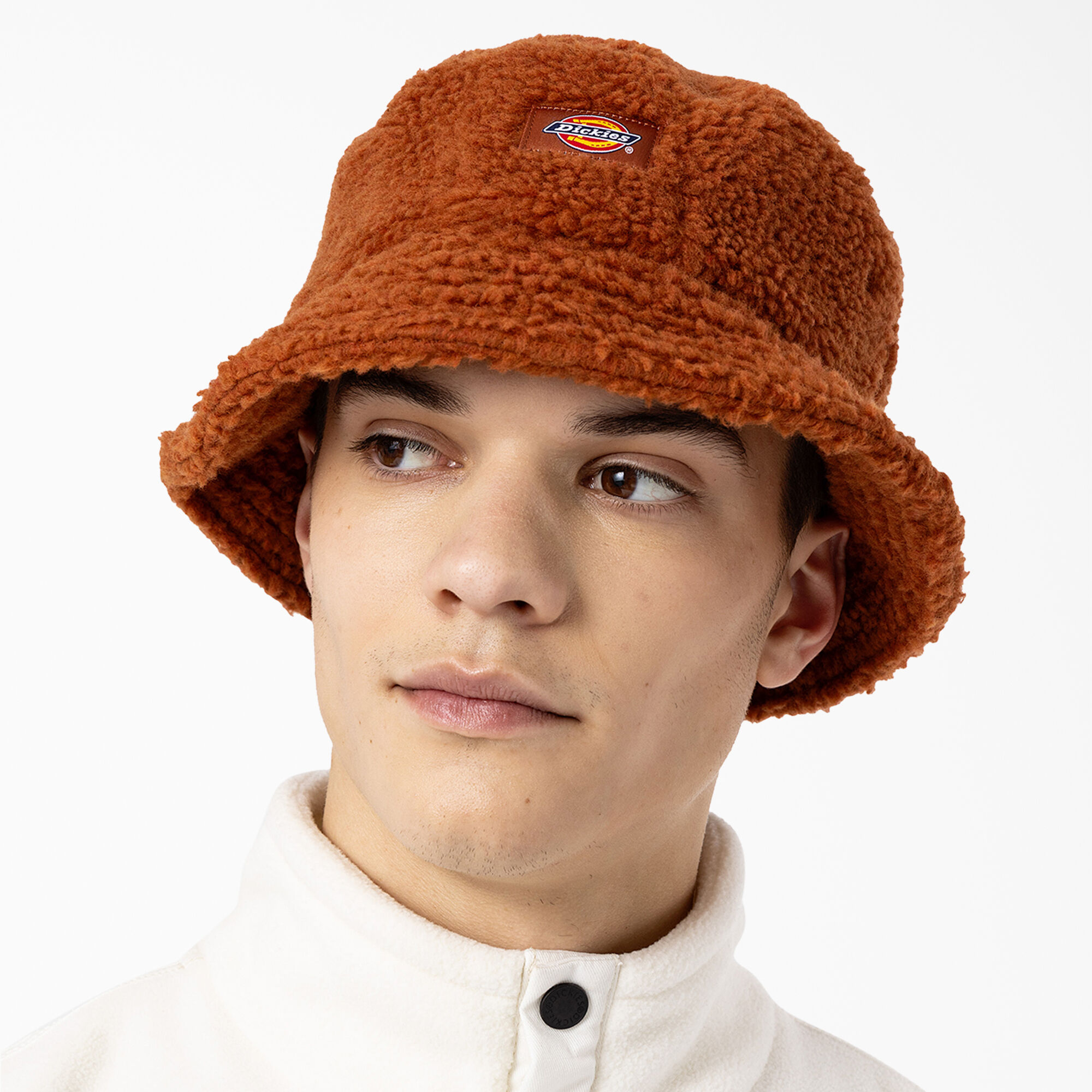 Red Chute Fleece Bucket Hat