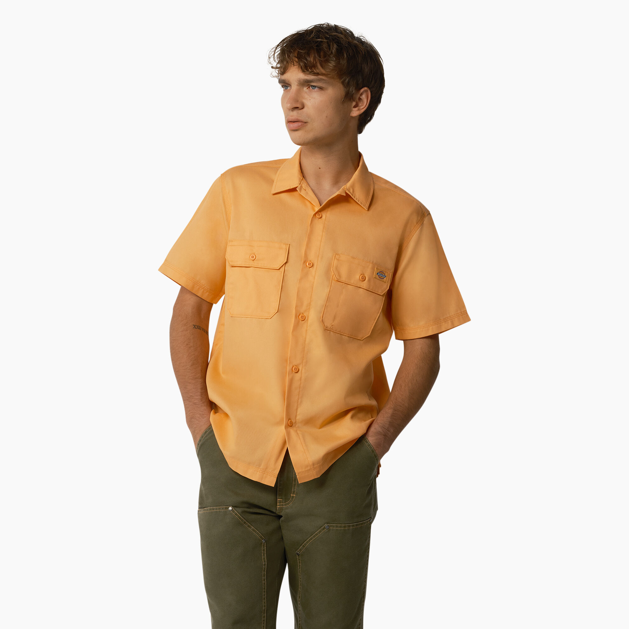 Madras Short Sleeve Work Shirt