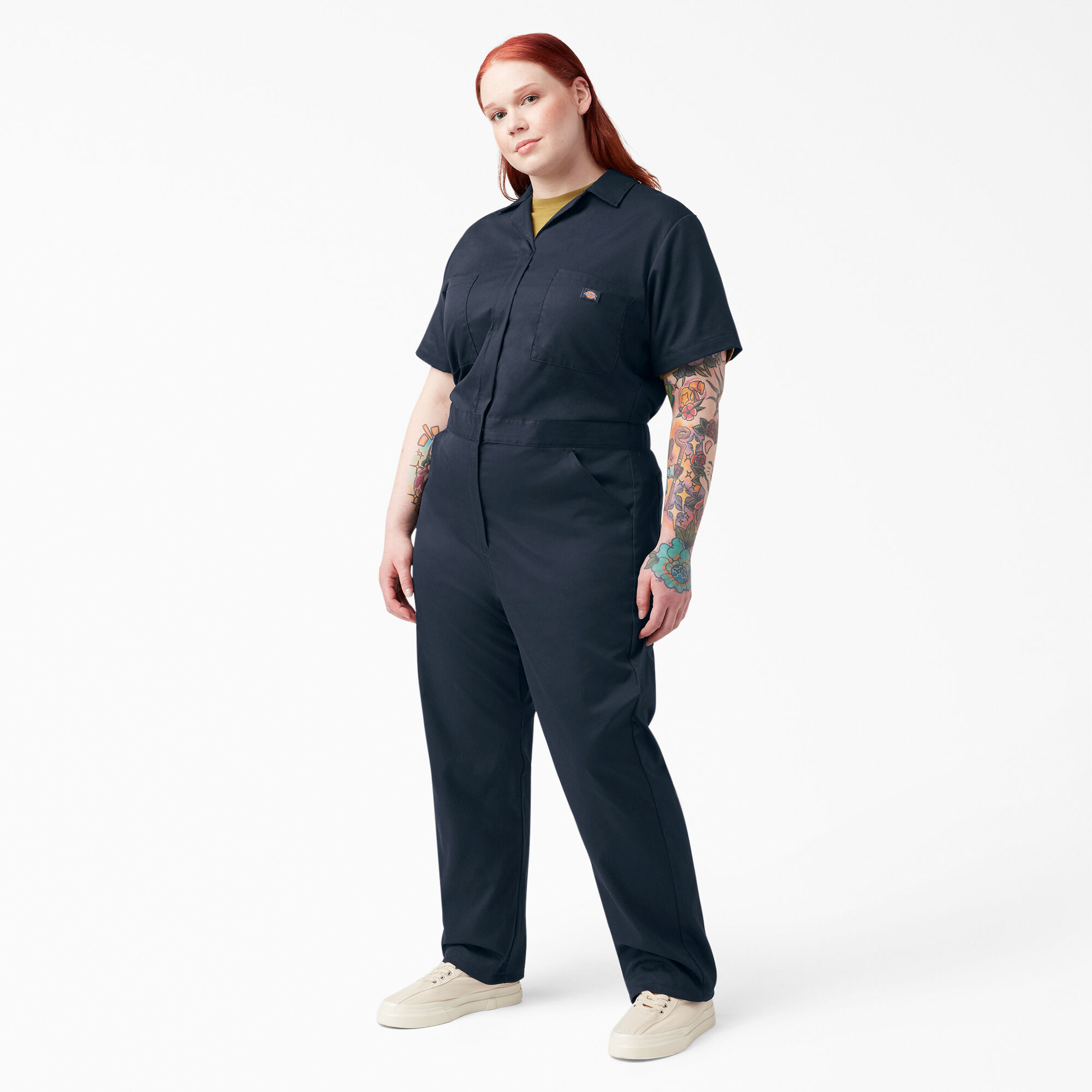 Women's Plus FLEX Cooling Temp-iQ? Short Sleeve Coveralls