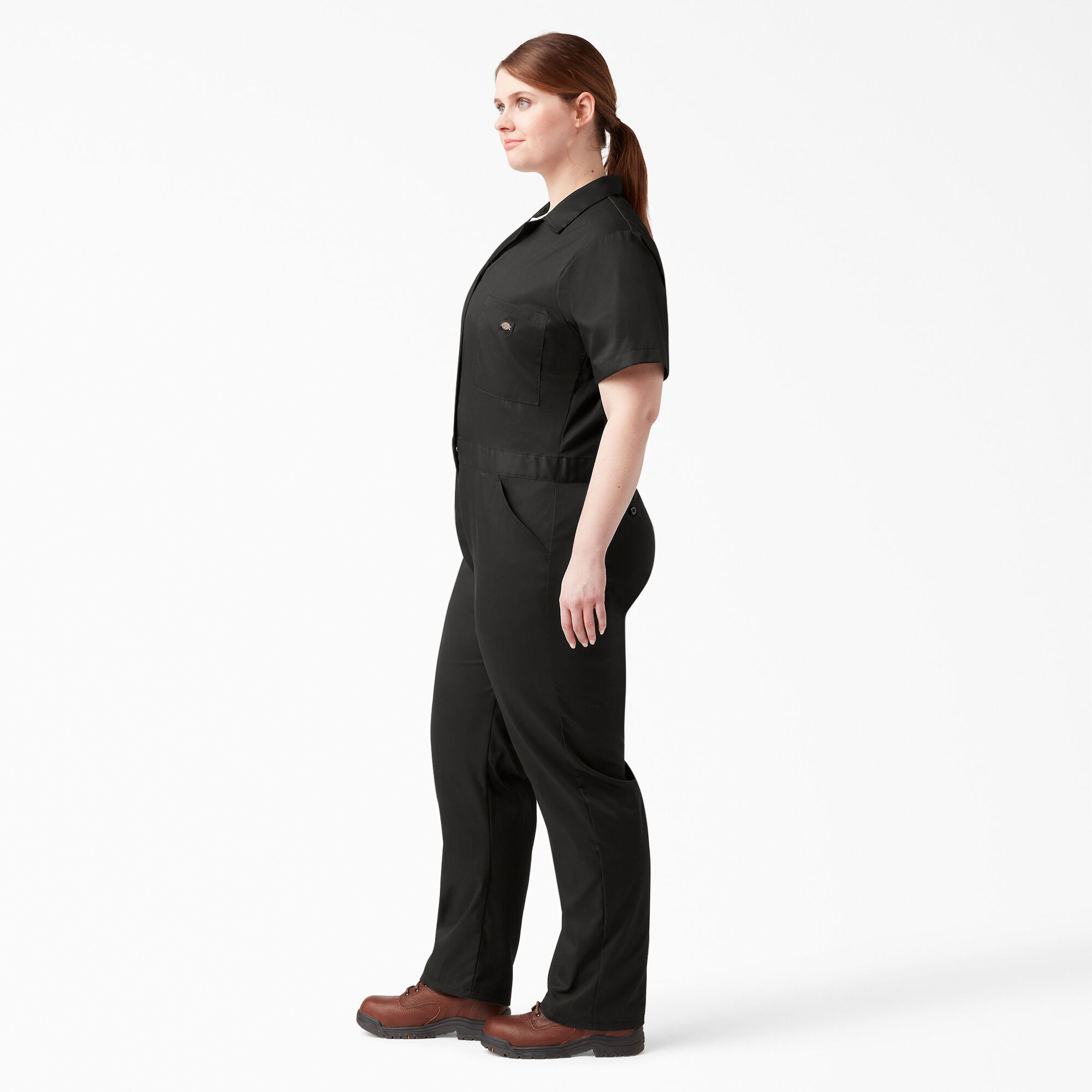 Women's Plus FLEX Cooling Temp-iQ? Short Sleeve Coveralls