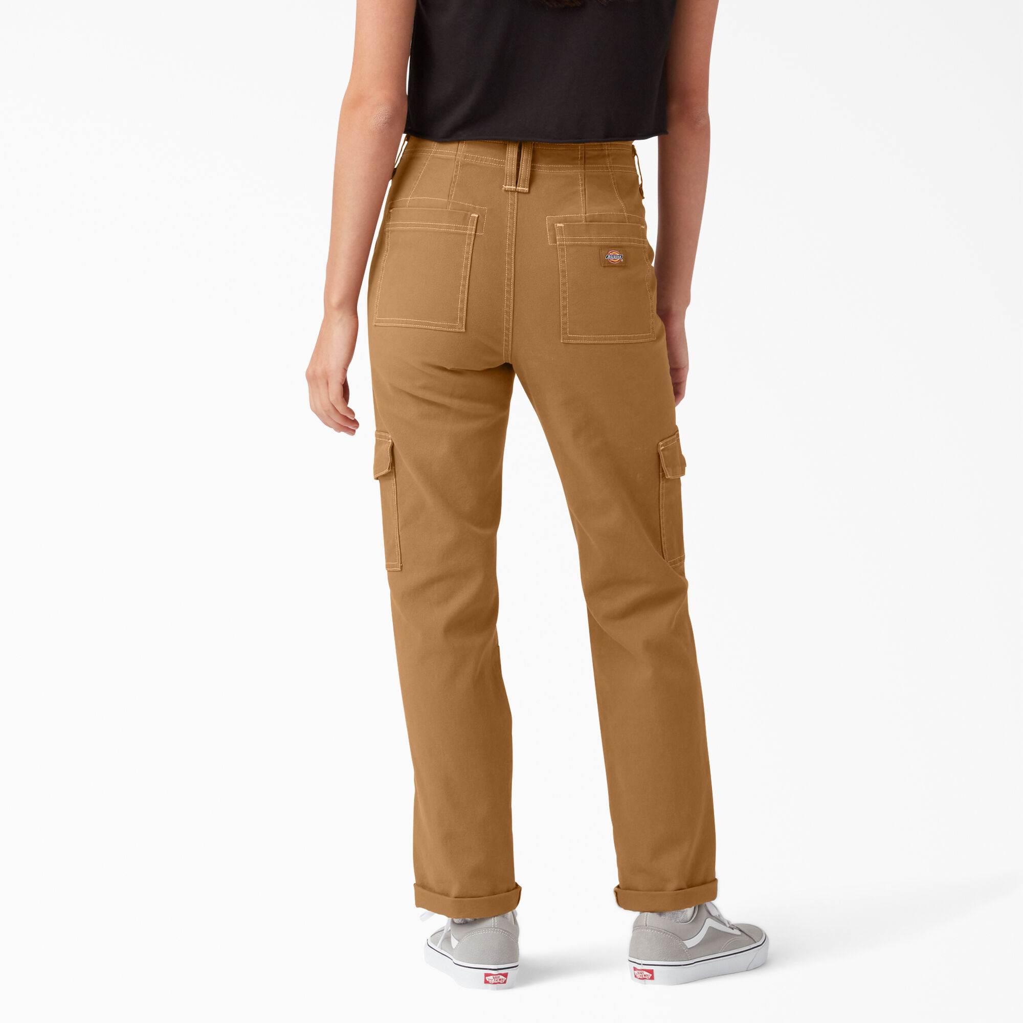 Women's Skinny Fit Cuffed Cargo Pants