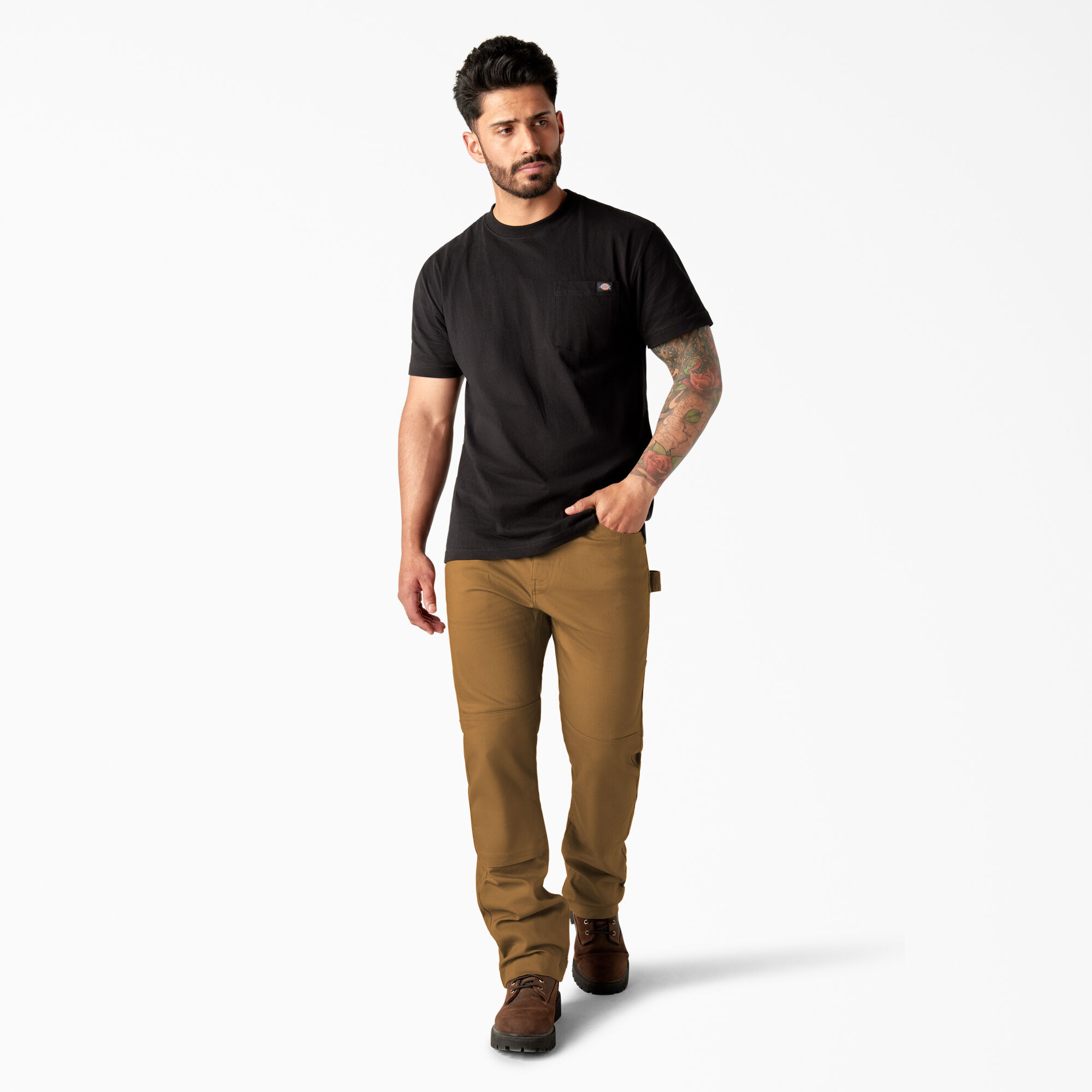 Slim Fit Duck Canvas Double Knee Pants