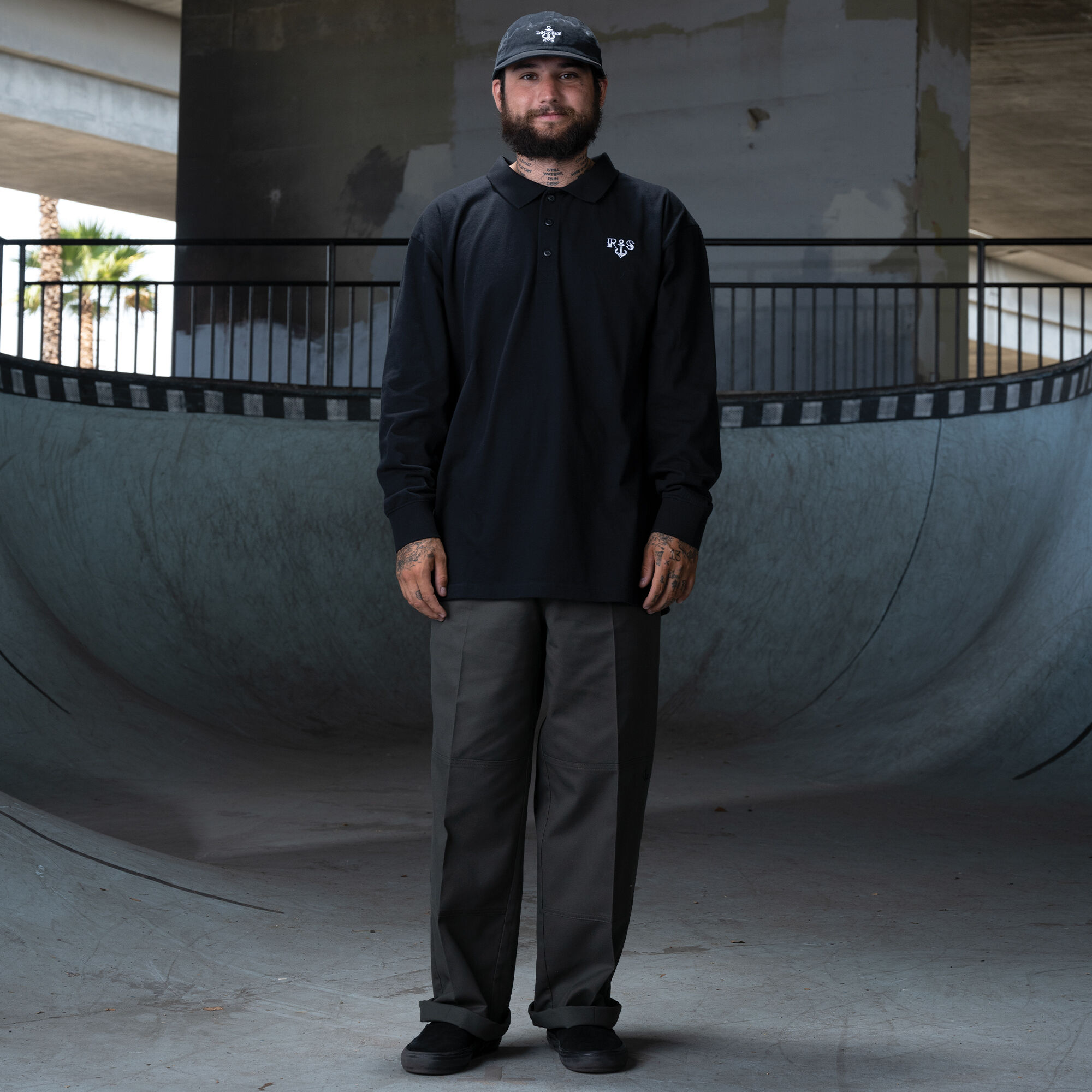 Ronnie Sandoval Long Sleeve Polo
