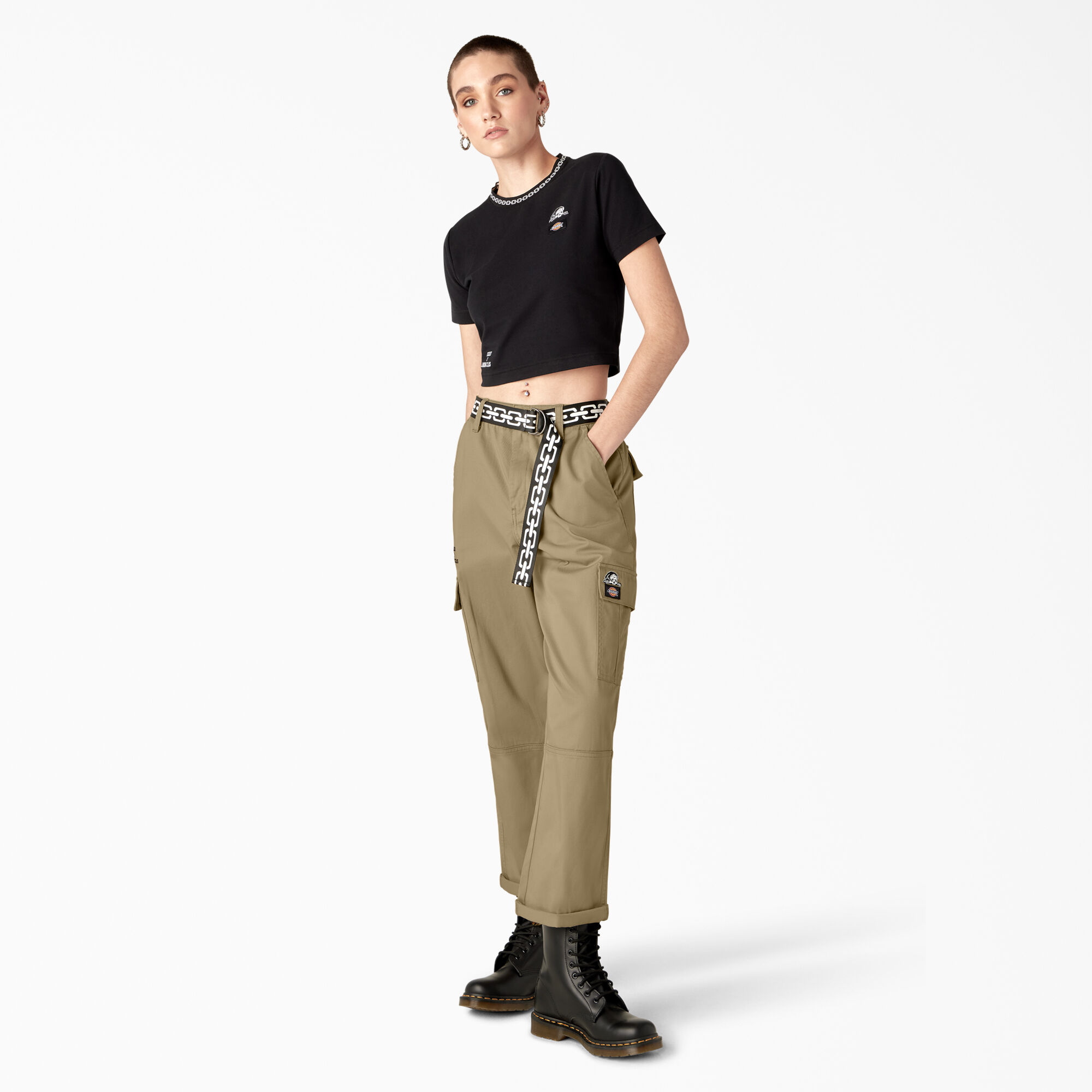 Dickies x Lurking Class Women’s Relaxed Fit Cropped Cargo Pants