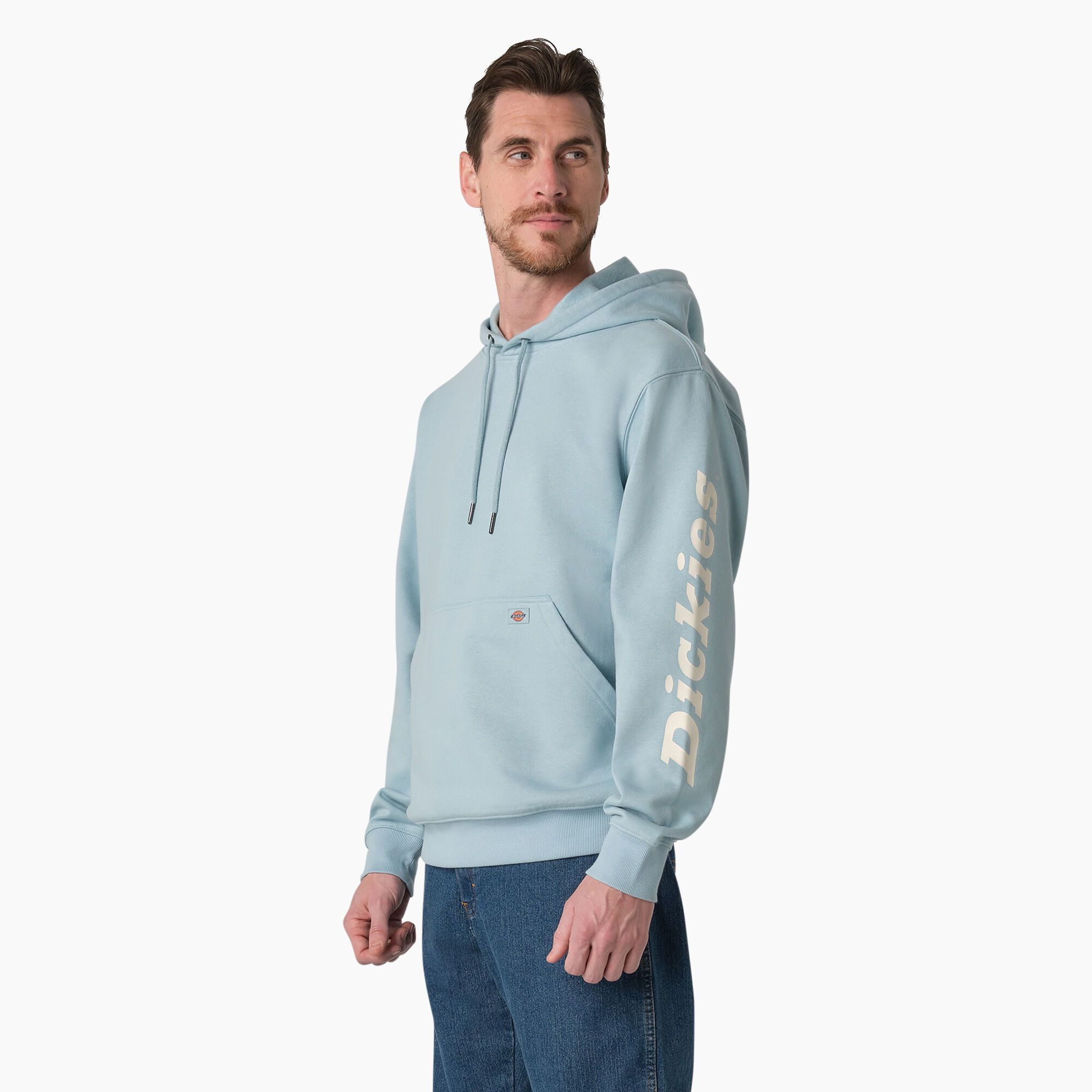 Water Repellent Logo Sleeve Hoodie