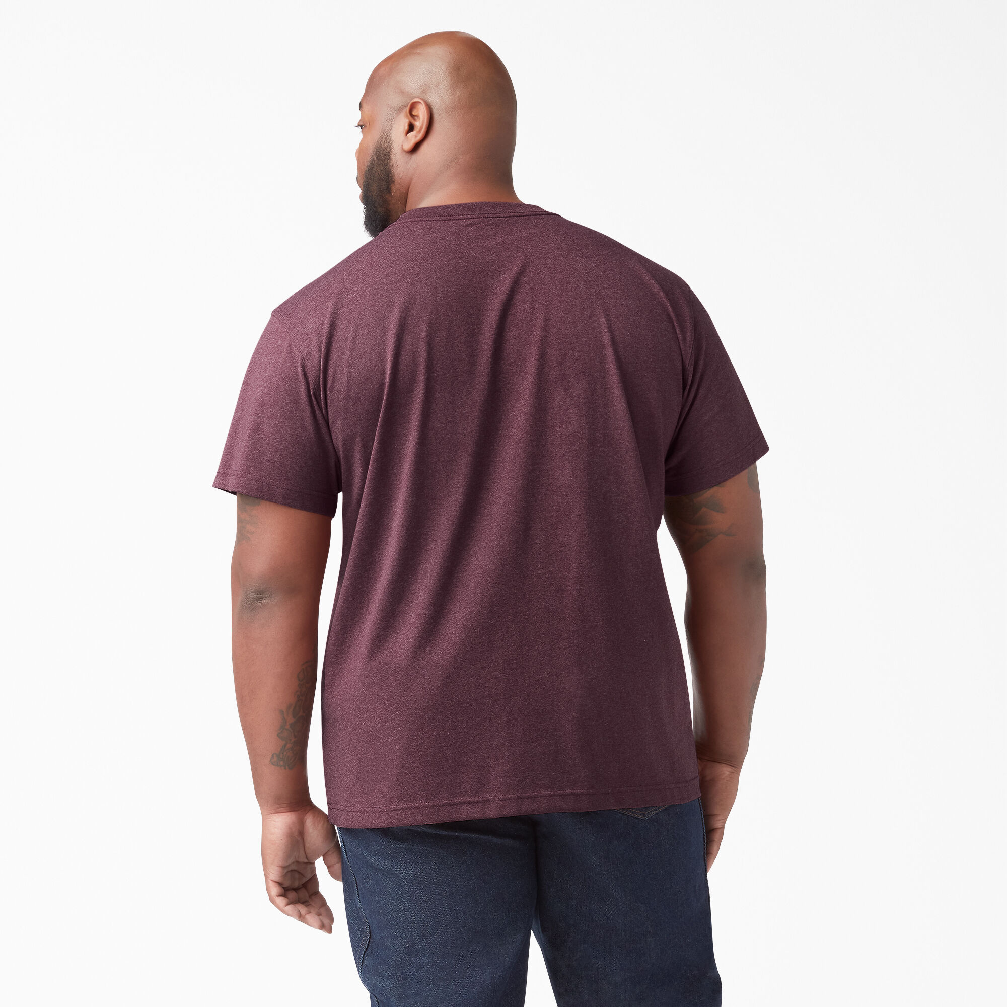 Heavyweight Heathered Short Sleeve Pocket T-Shirt