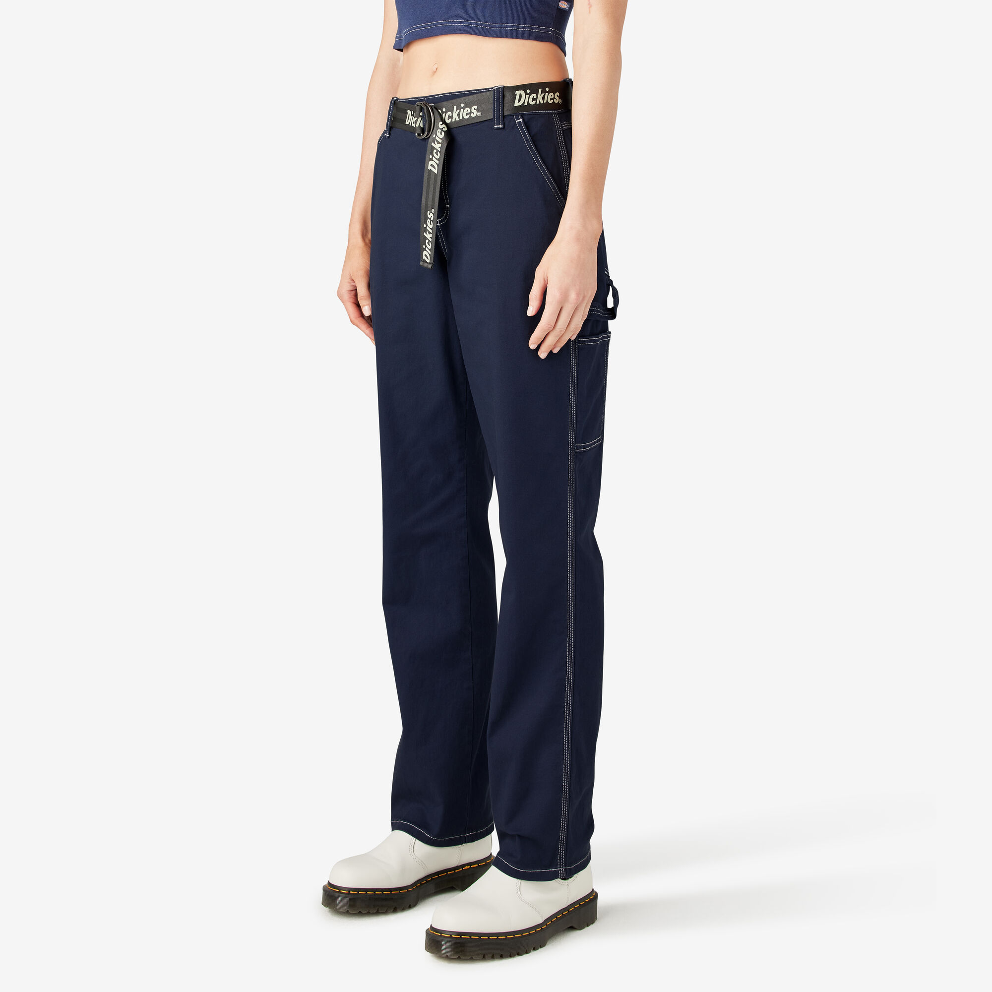 Women's Relaxed Fit Carpenter Pants, Ink Navy