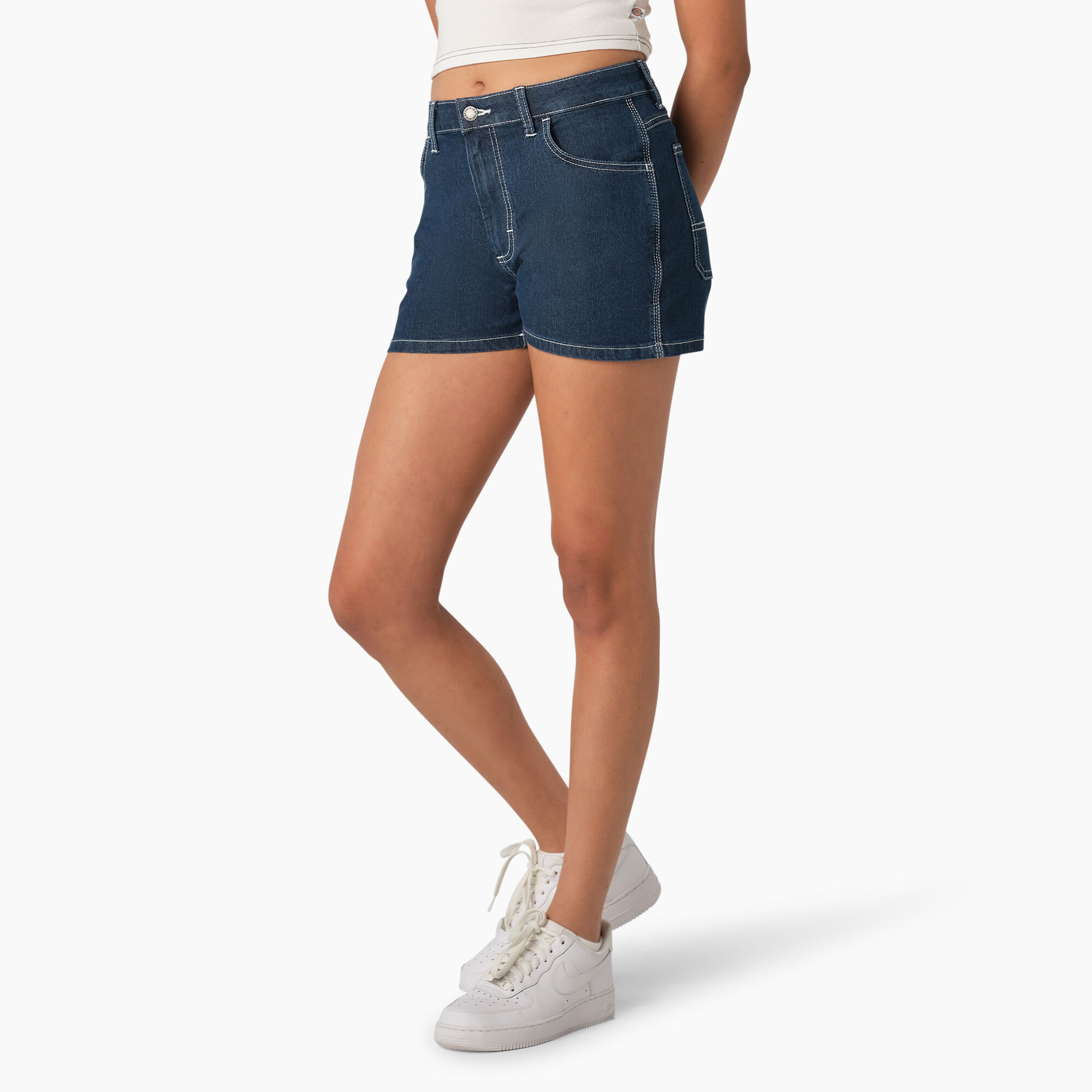Women's Carpenter Jean Shorts, 3