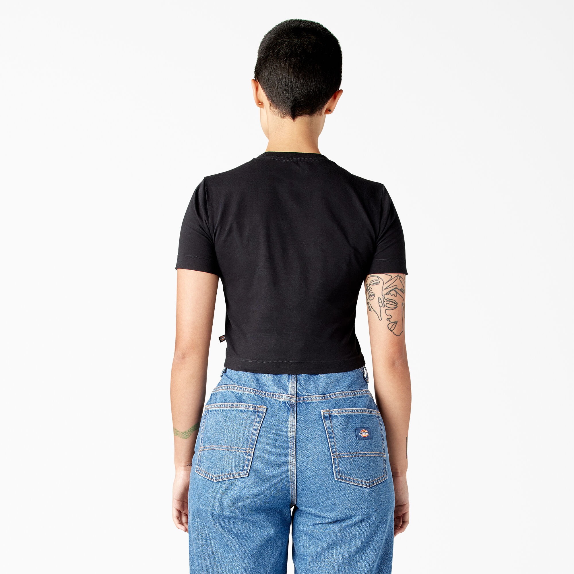Women's Garden Plain Cropped T-Shirt