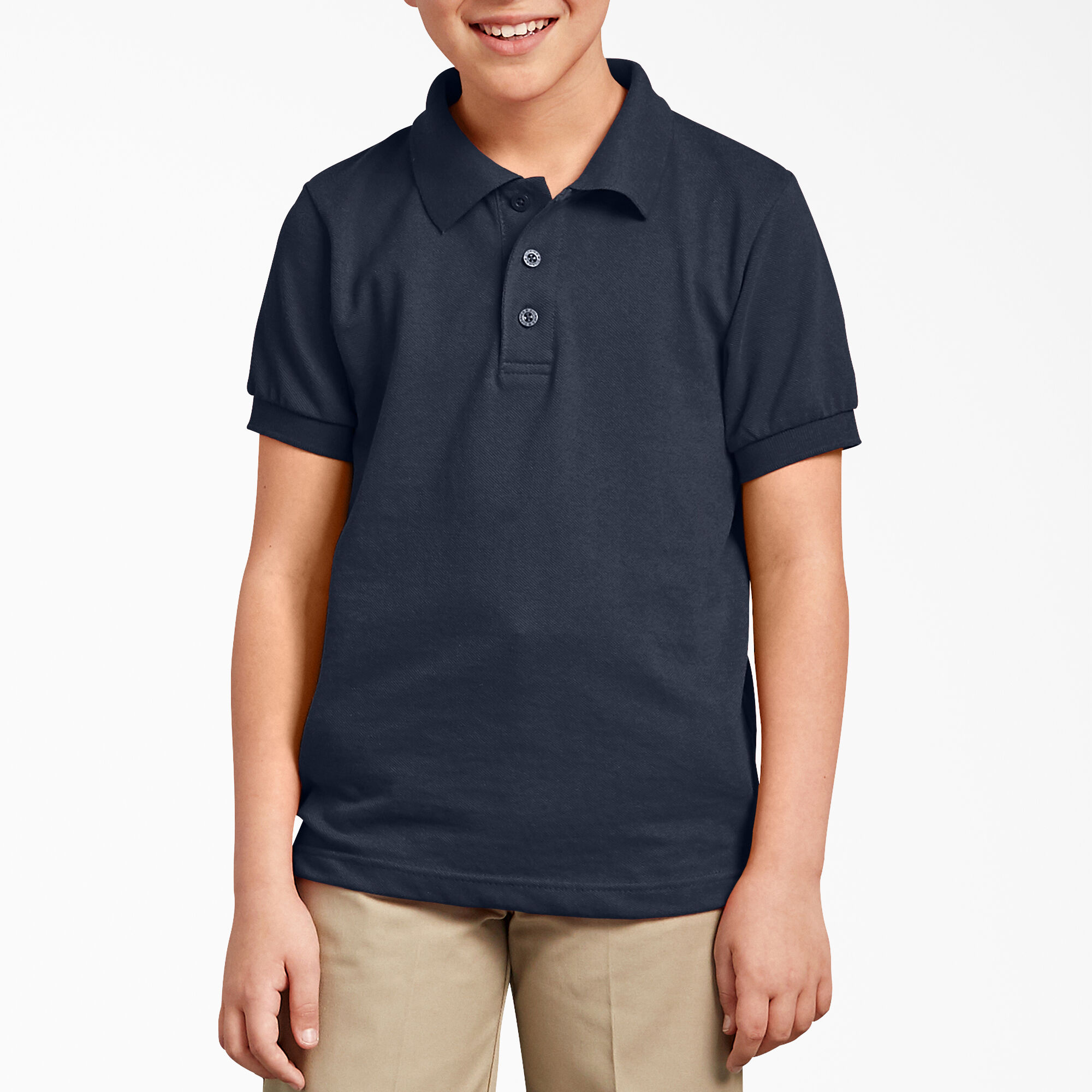 Kids' Piqué Short Sleeve Polo, 4-20
