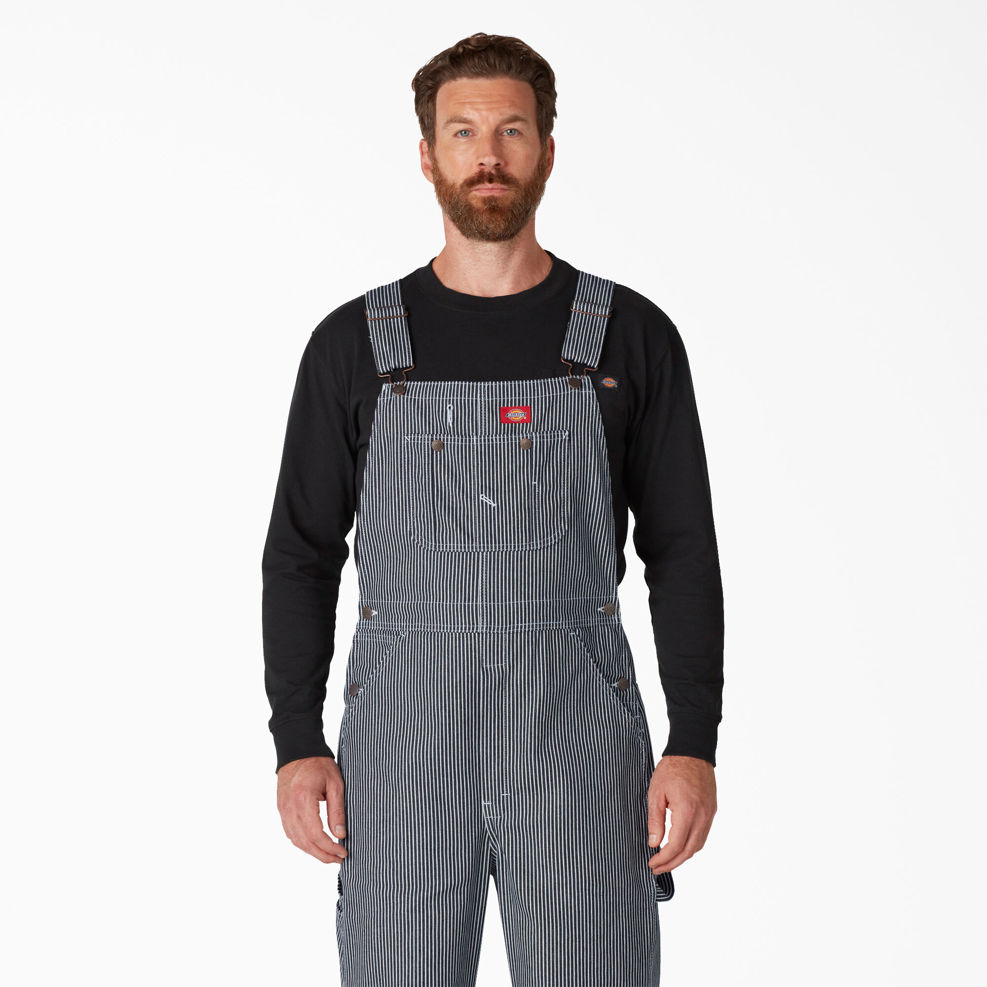 Hickory Stripe Bib Overalls