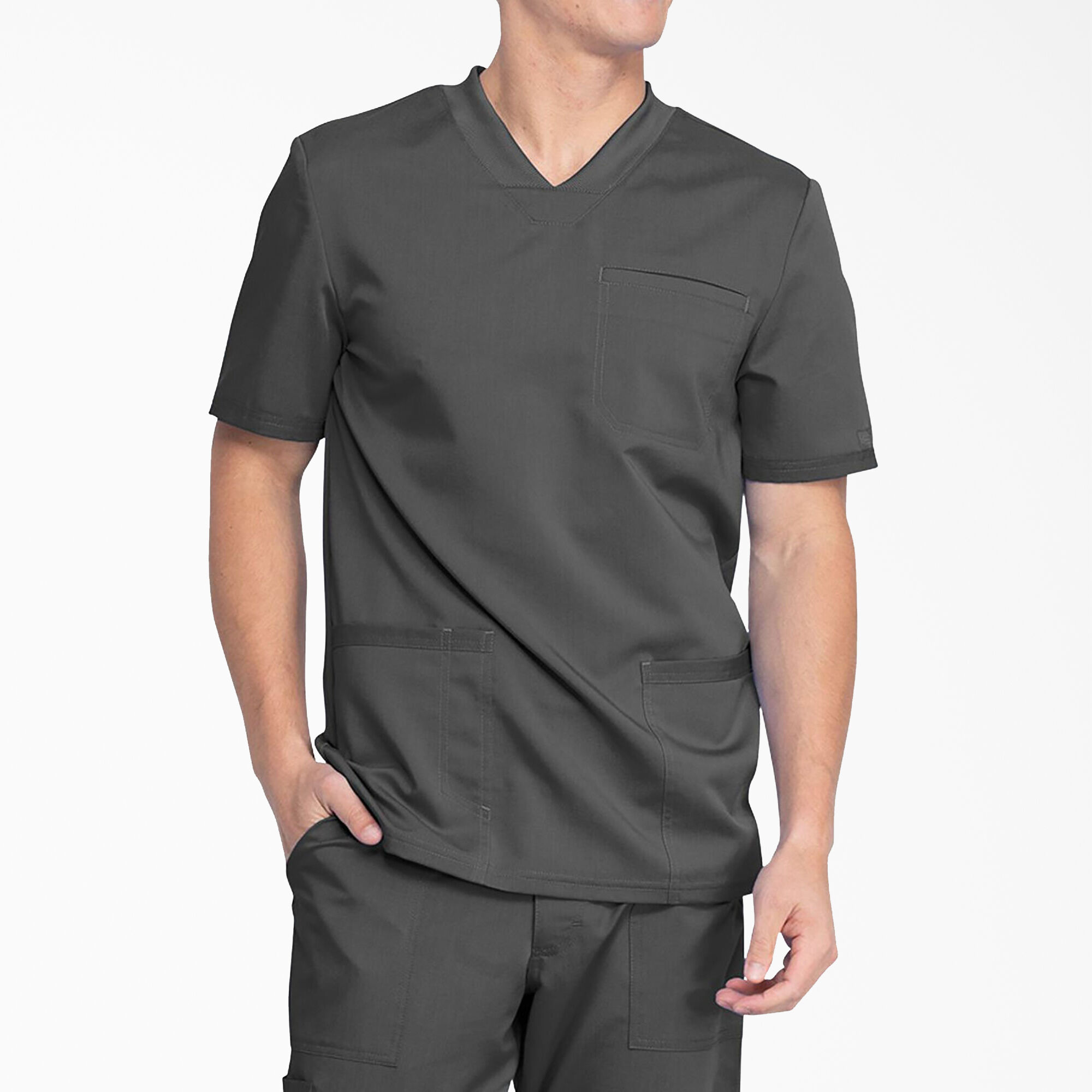 Men's Balance V-Neck Scrub Top with Patch Pockets