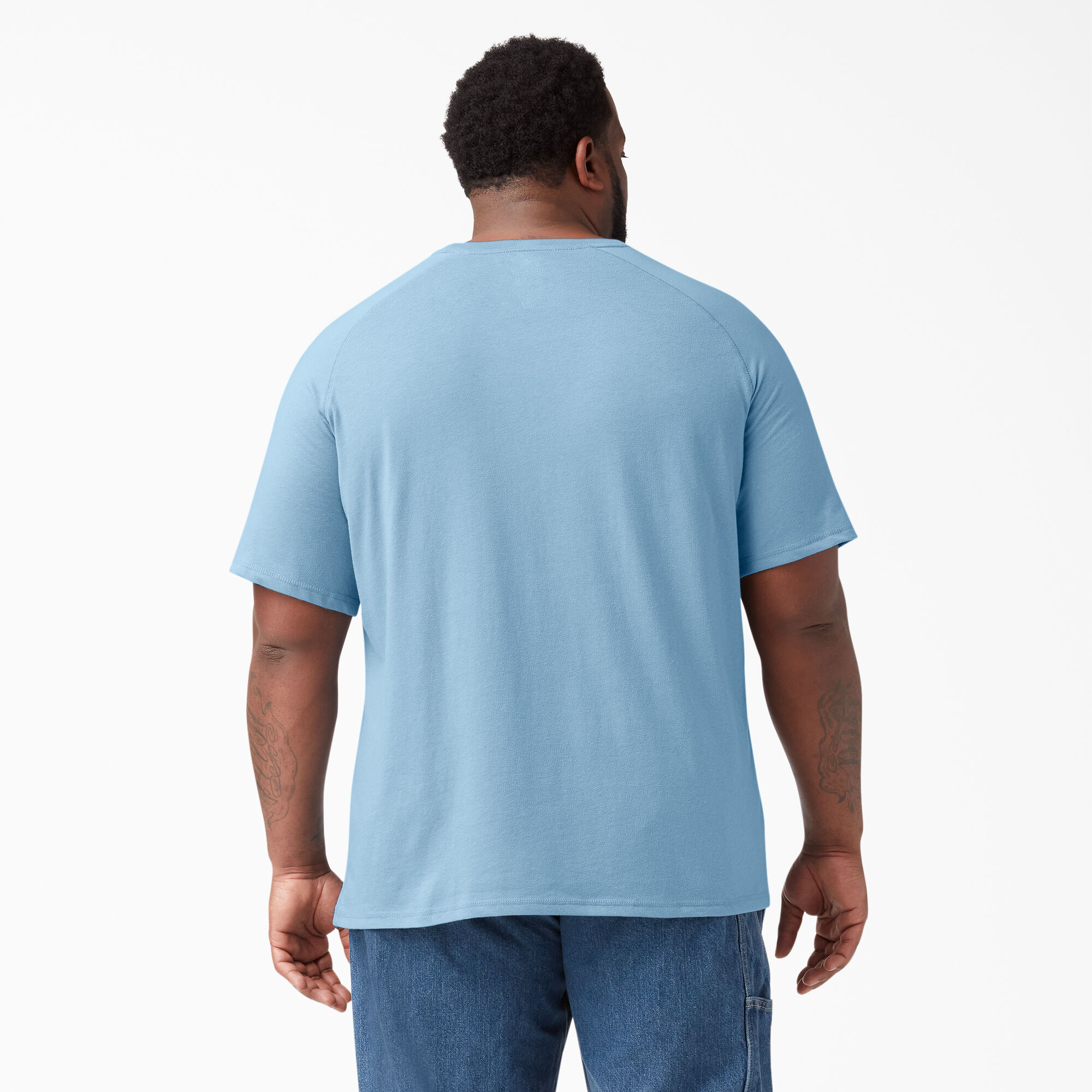Cooling Short Sleeve Pocket T-Shirt, Dusty Blue