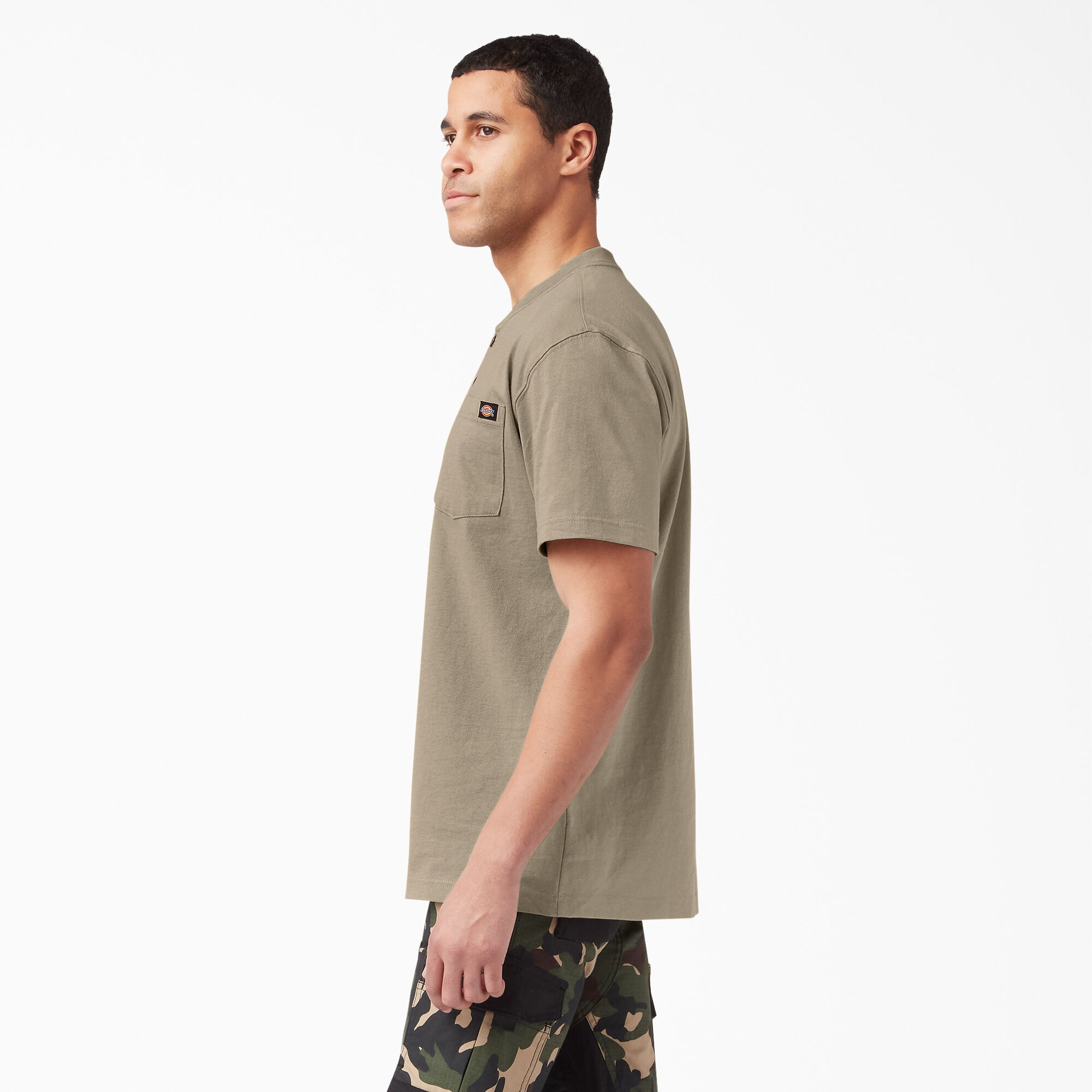 Heavyweight Short Sleeve Henley T-Shirt