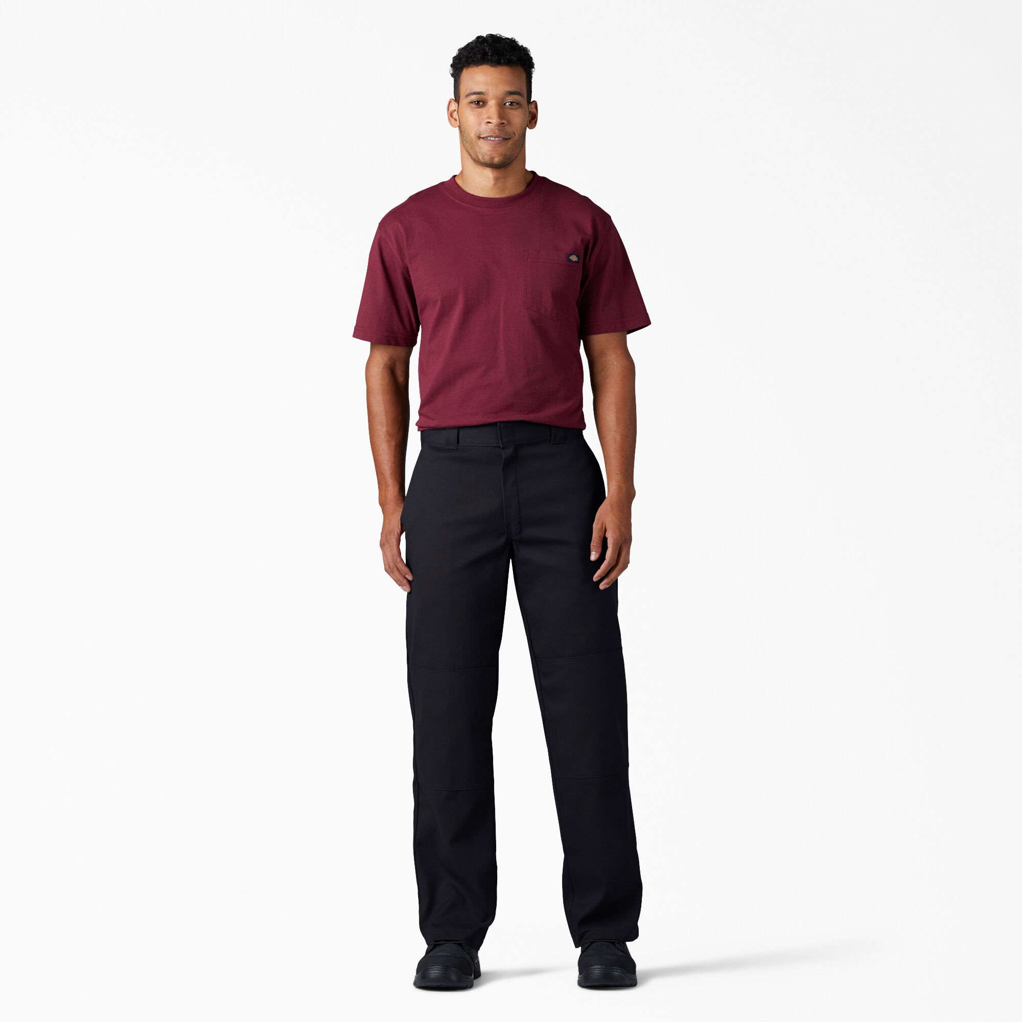 Loose Fit Double Knee Work Pants