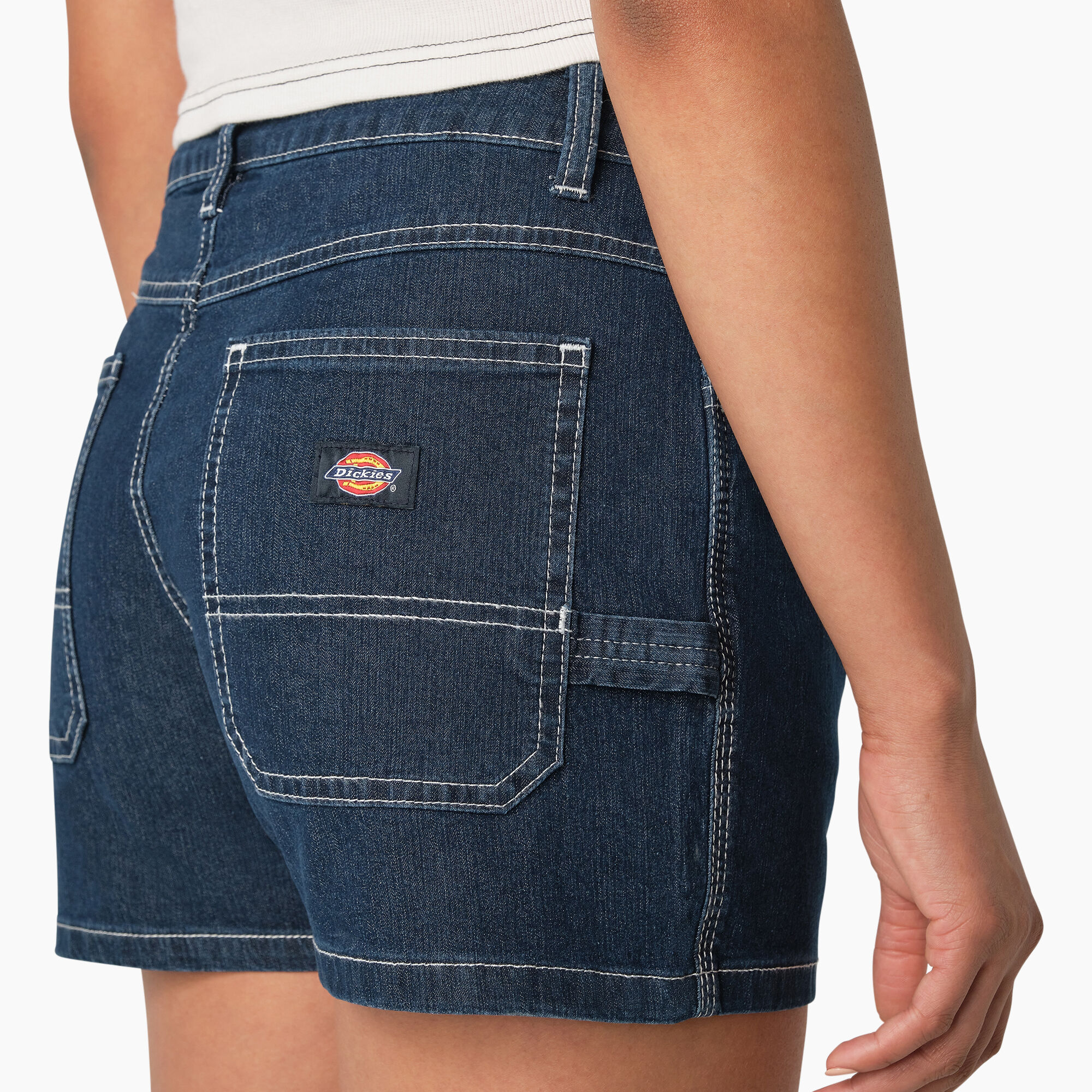 Women's Carpenter Jean Shorts, 3