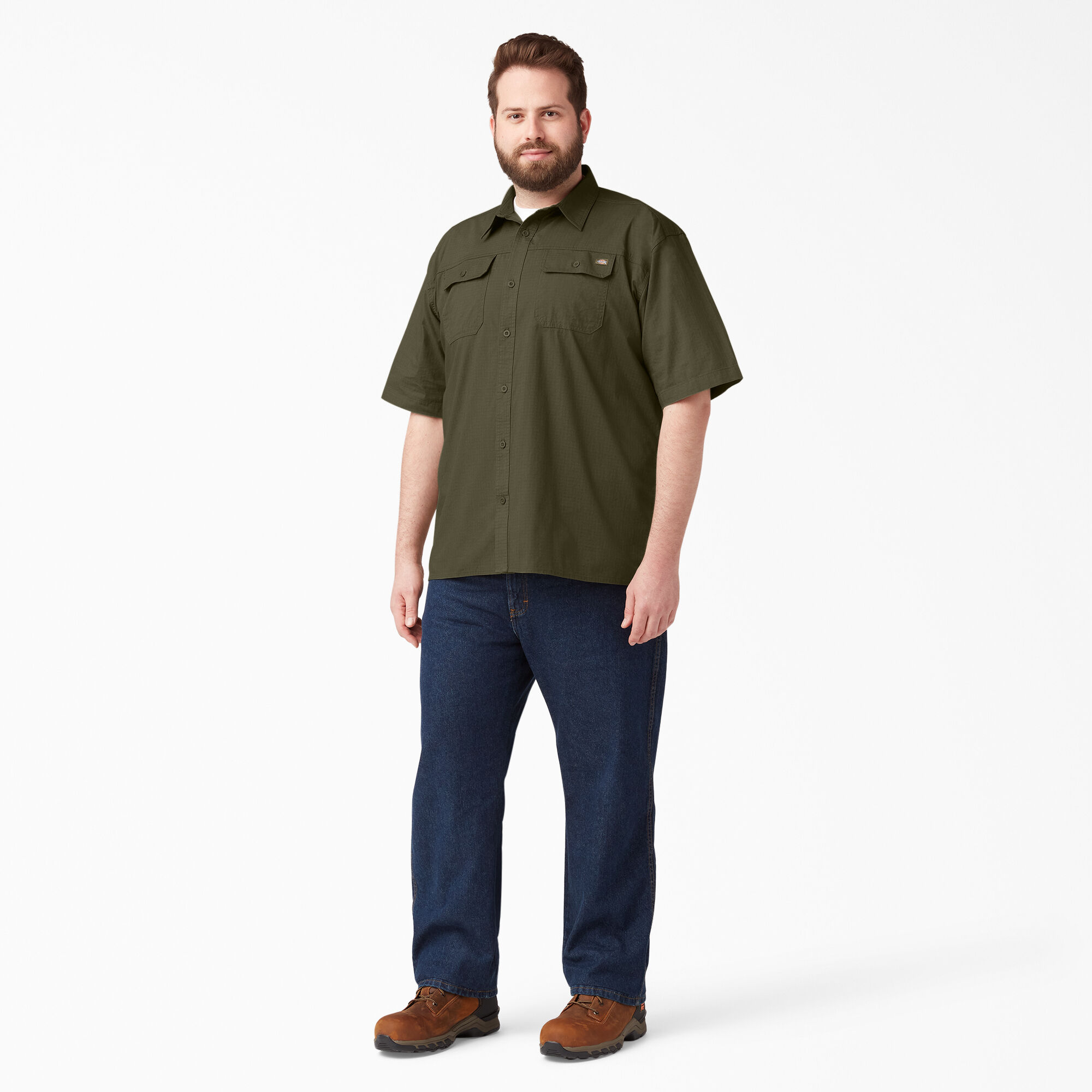 Short Sleeve Ripstop Work Shirt