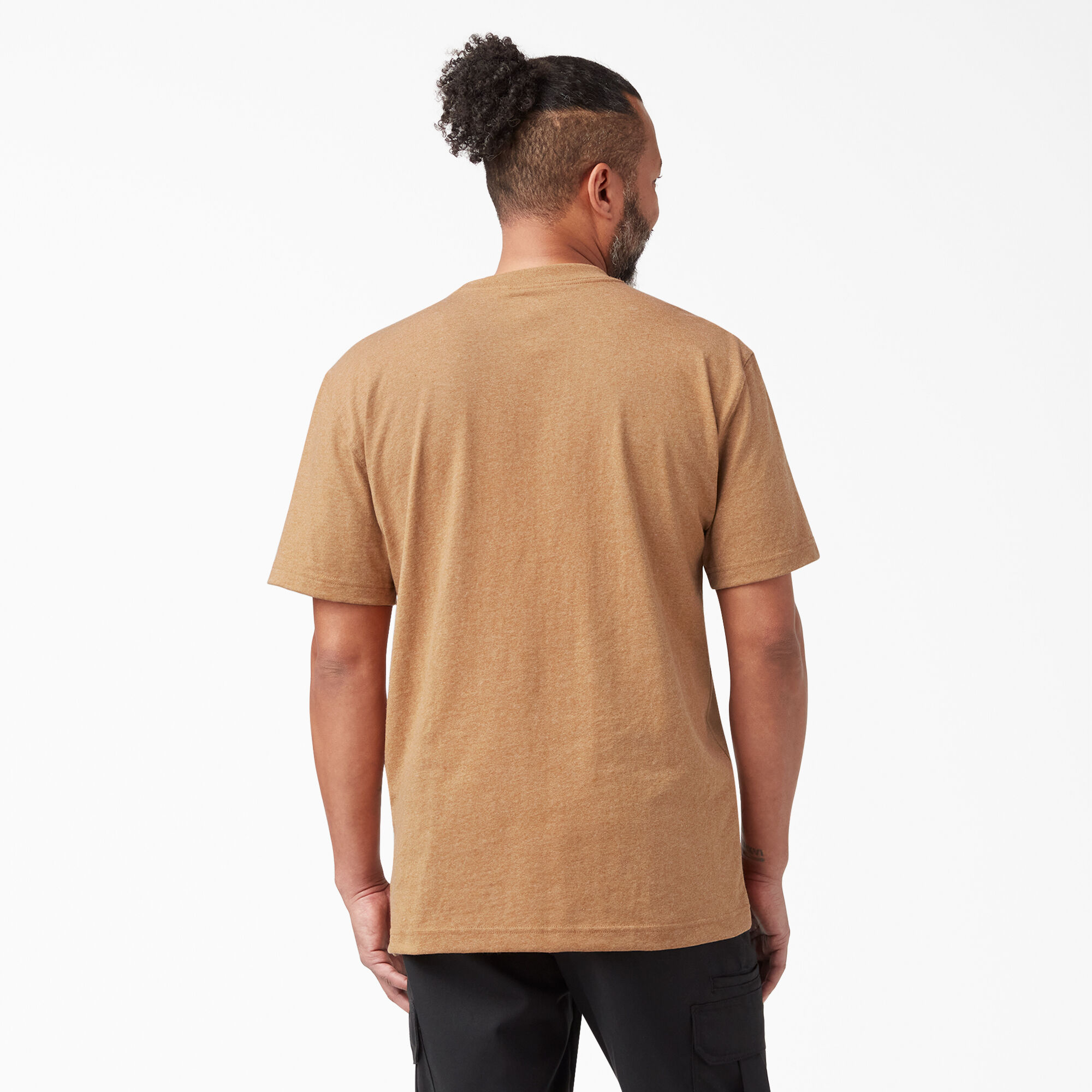 Heavyweight Heathered Short Sleeve Pocket T-Shirt