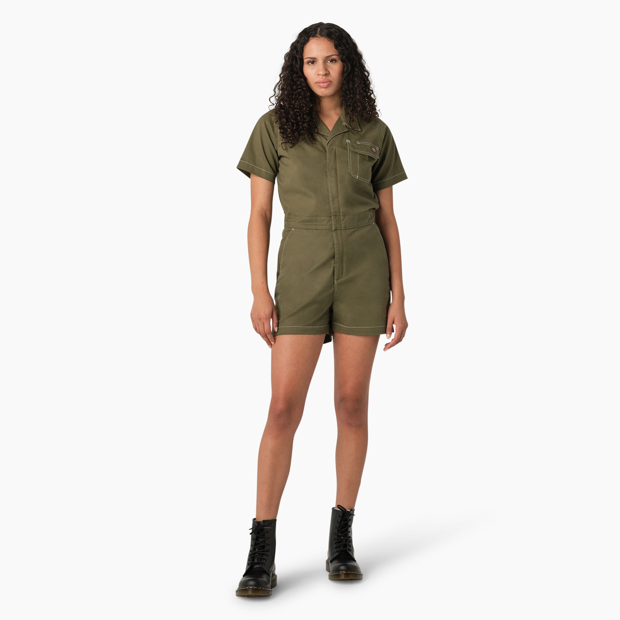 Women's Regular Fit Ripstop Shortalls