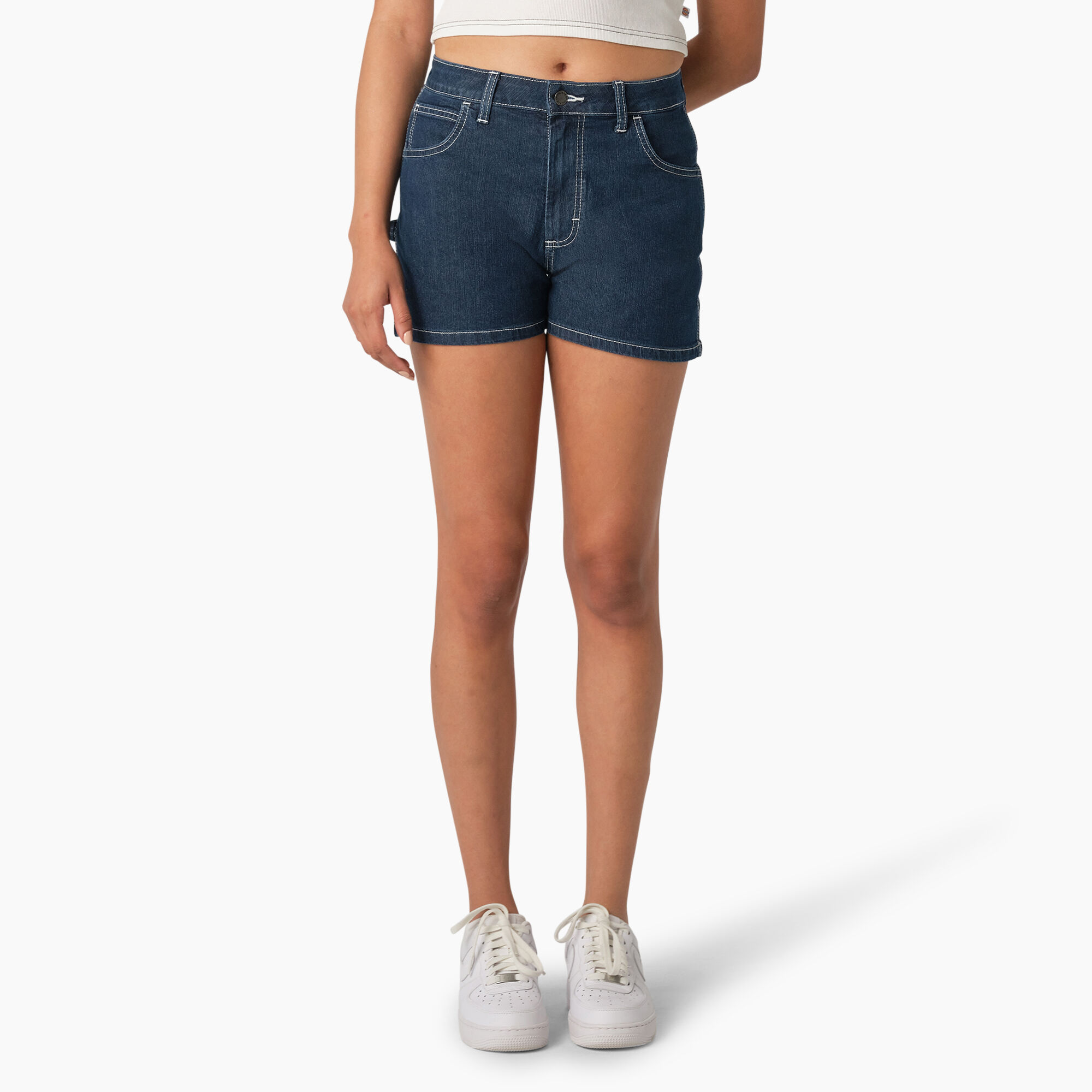 Women's Carpenter Jean Shorts, 3