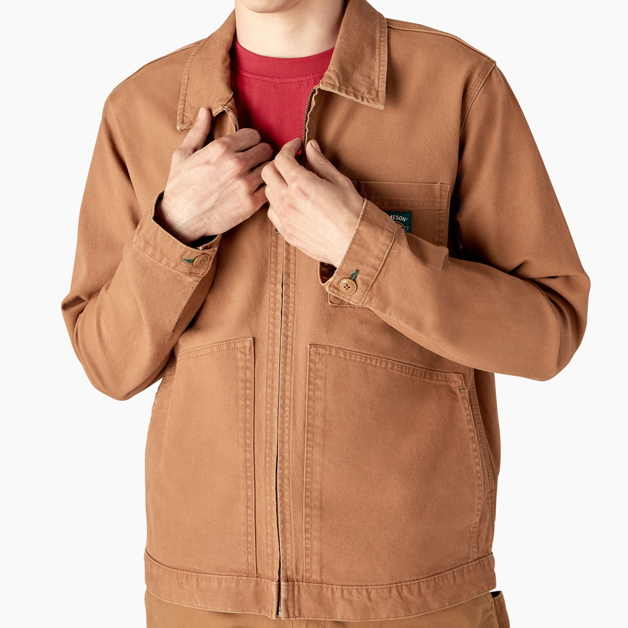 Dickies x Jameson Eisenhower Jacket, Rinsed Brown Duck